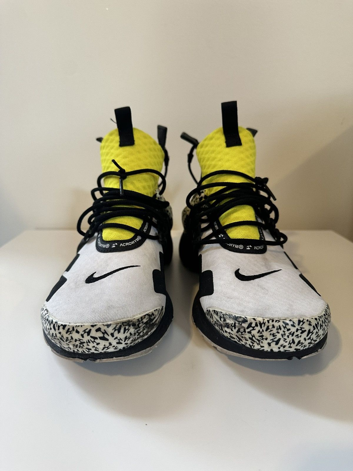 Acronym × Nike Nike x Acronym Air Presto Mid Dynamic Yellow Size US 11 / EU 44 - 3 Thumbnail