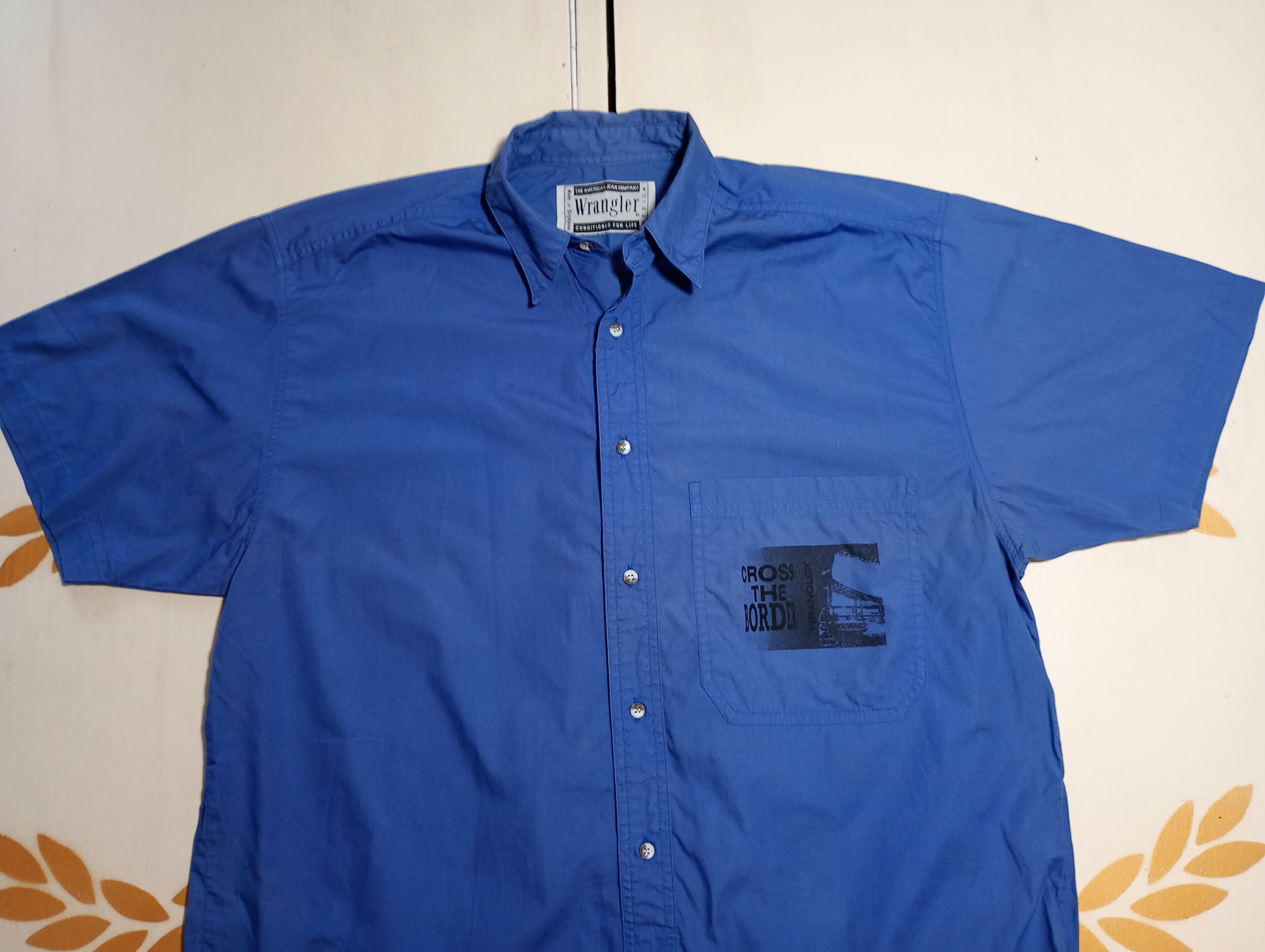Wrangler Wrangler Cross The Border Short Sleeve Shirt 80's Size US M / EU 48-50 / 2 - 5 Thumbnail