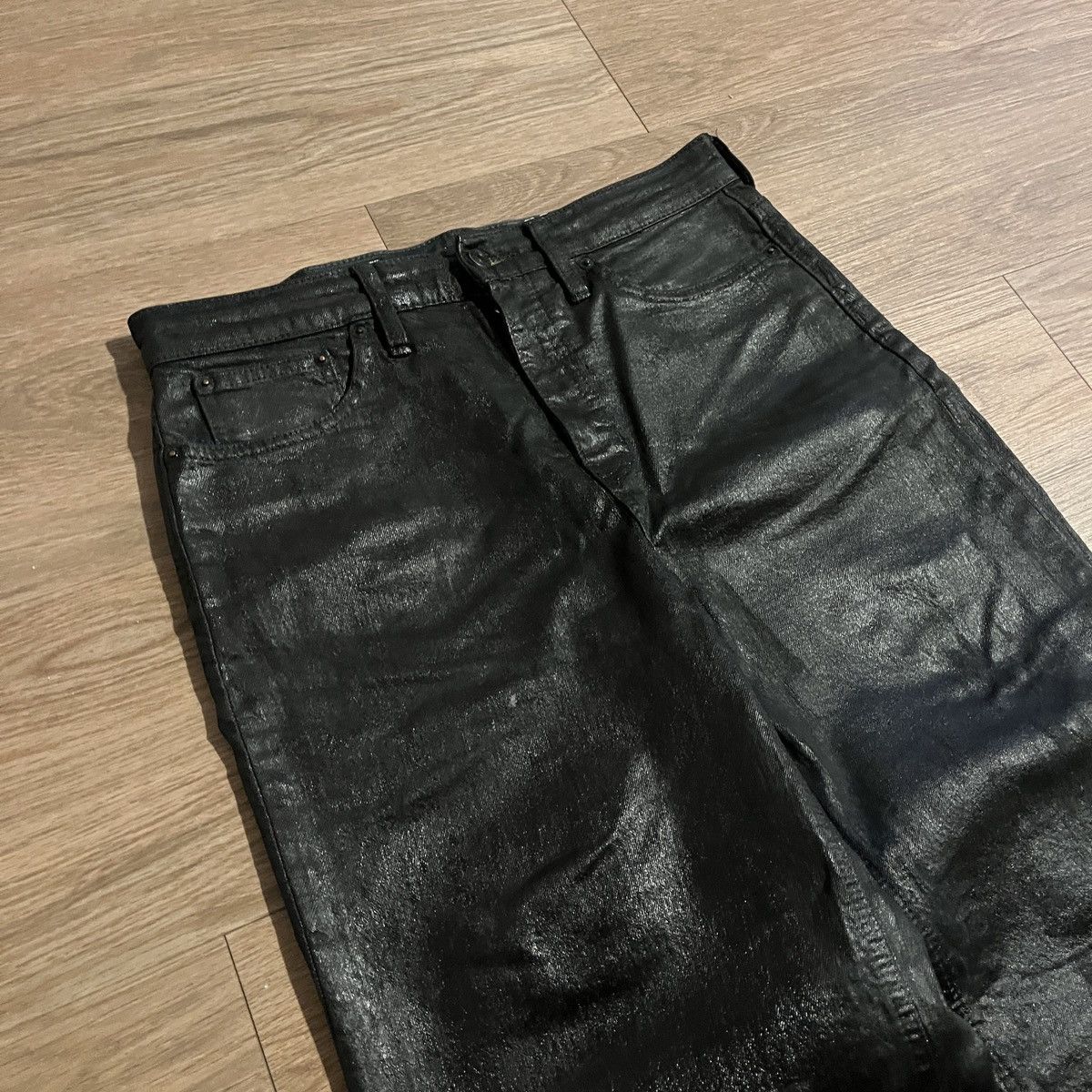 J.Crew Custom Waxed/Painted Baggy Flares Size US 34 / EU 50 - 2 Thumbnail