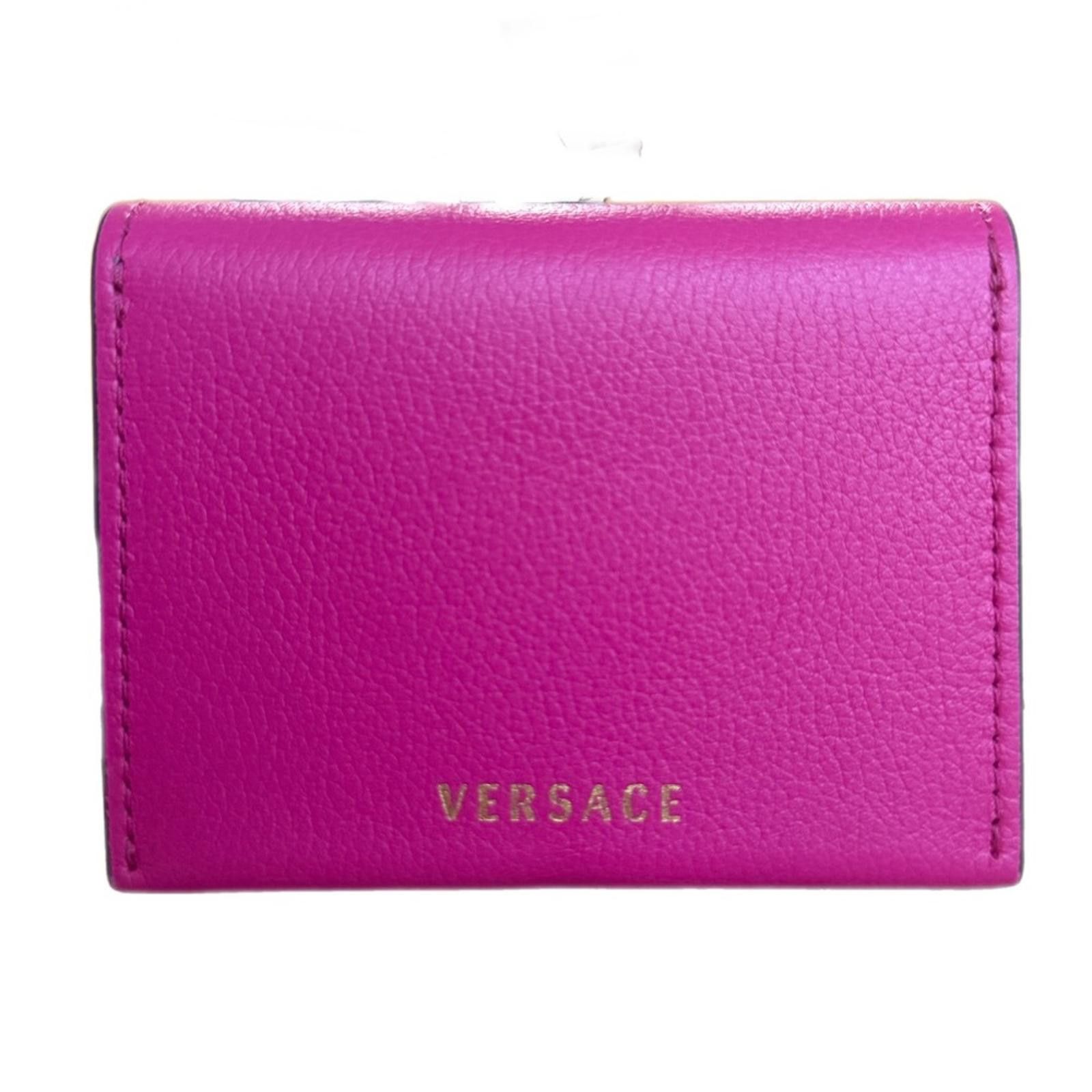 Versace Versace Pink and Purple Card Wallet- EUC with dustbag Size ONE SIZE - 3 Thumbnail