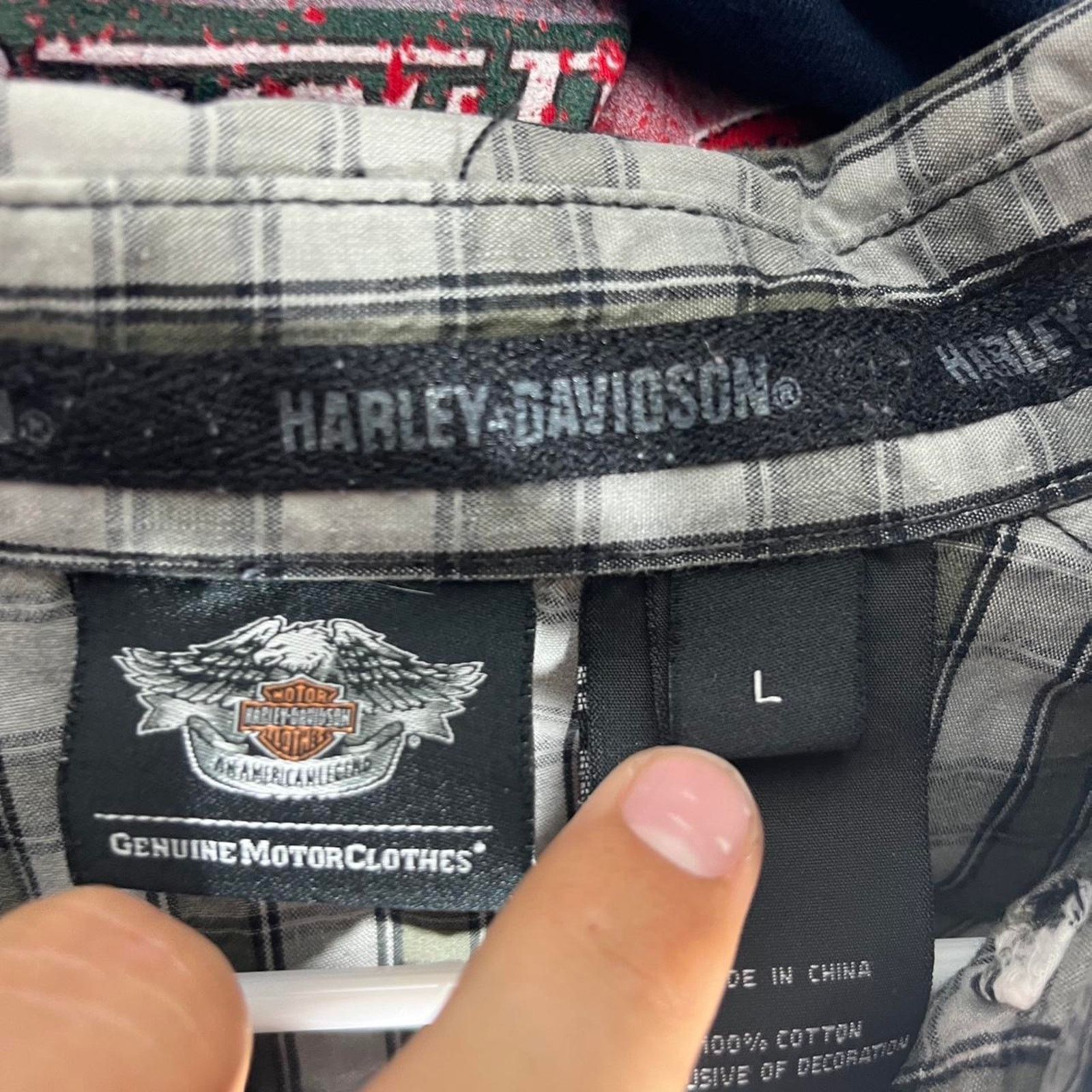 Harley Davidson Plaid harley davidson button up Size US L / EU 52-54 / 3 - 3 Thumbnail