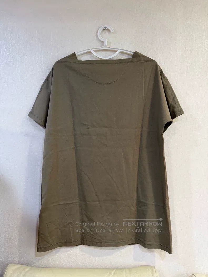 Hermes Hermes Khaki Embroidered H Short Sleeve Size XXS / US 00 / IT 34 - 2 Thumbnail