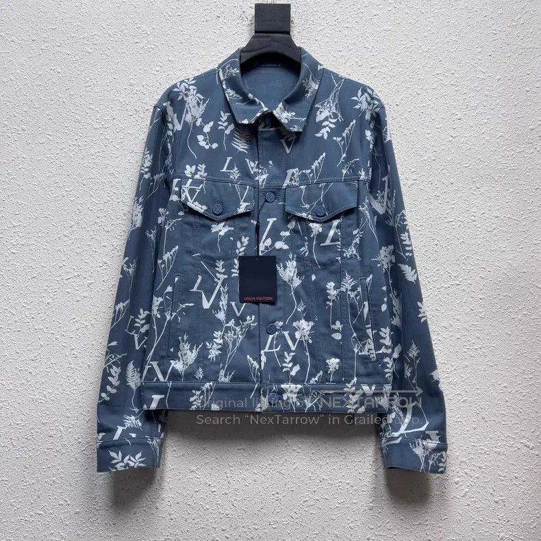 Louis Vuitton Louis Vuitton New deciduous wheat ear full print denim jac Size US M / EU 48-50 / 2 - 1 Thumbnail