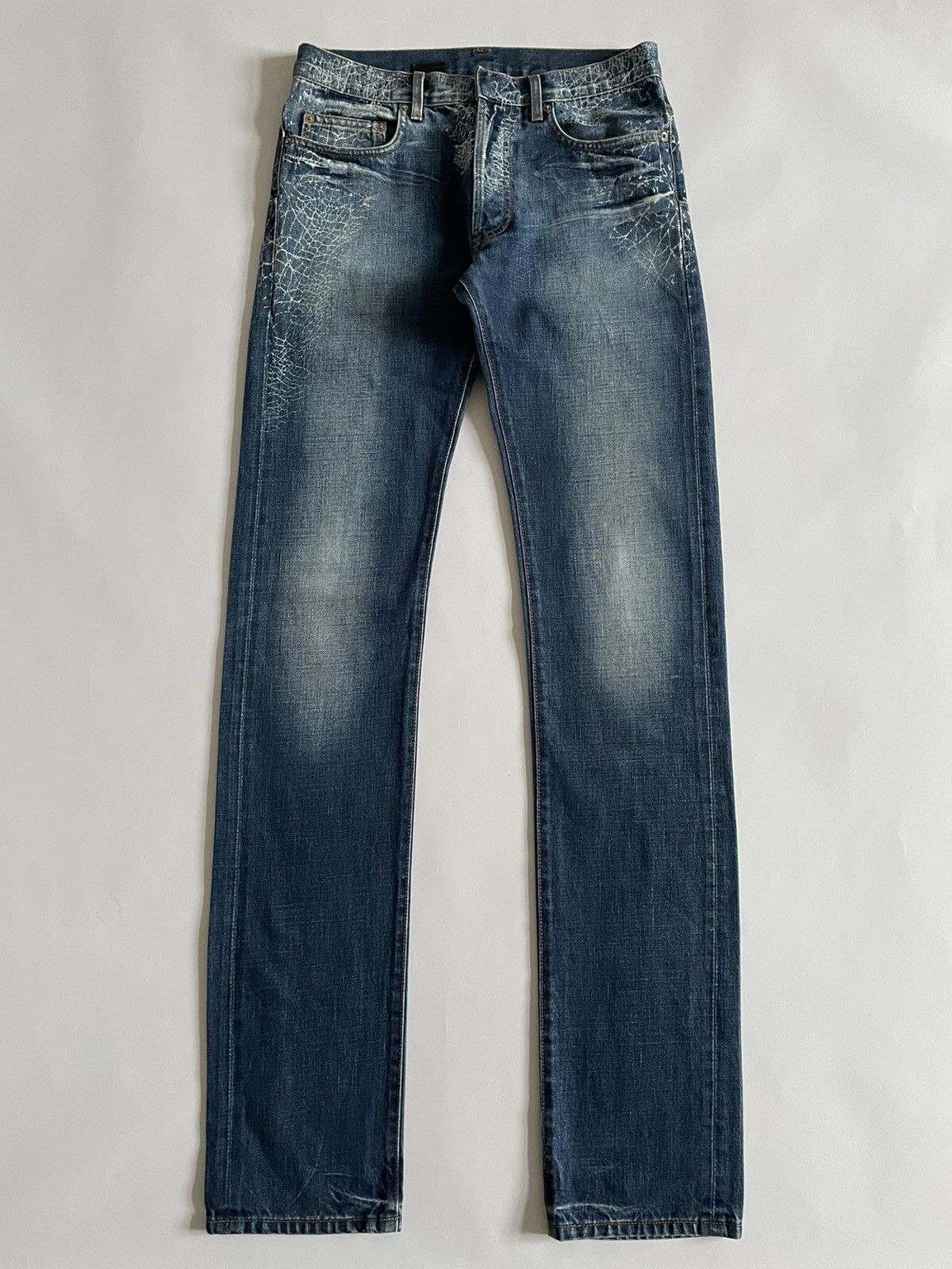 Dior × Hedi Slimane Dior Homme SS07 Spider Web Denim Jeans