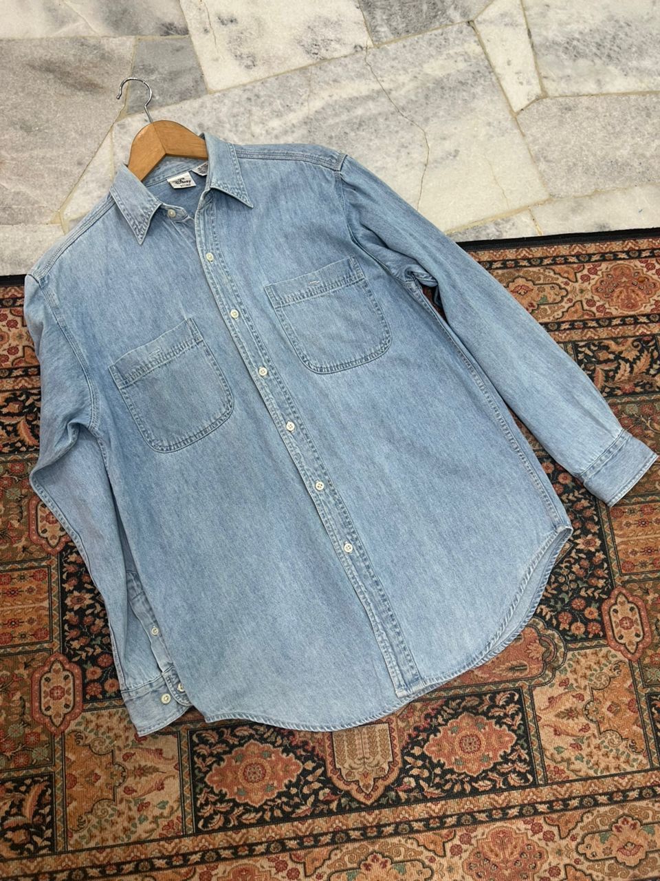 Disney × Vintage Vintage Disney Embroidered Character Denim Shirt Size US S / EU 44-46 / 1 - 3 Thumbnail