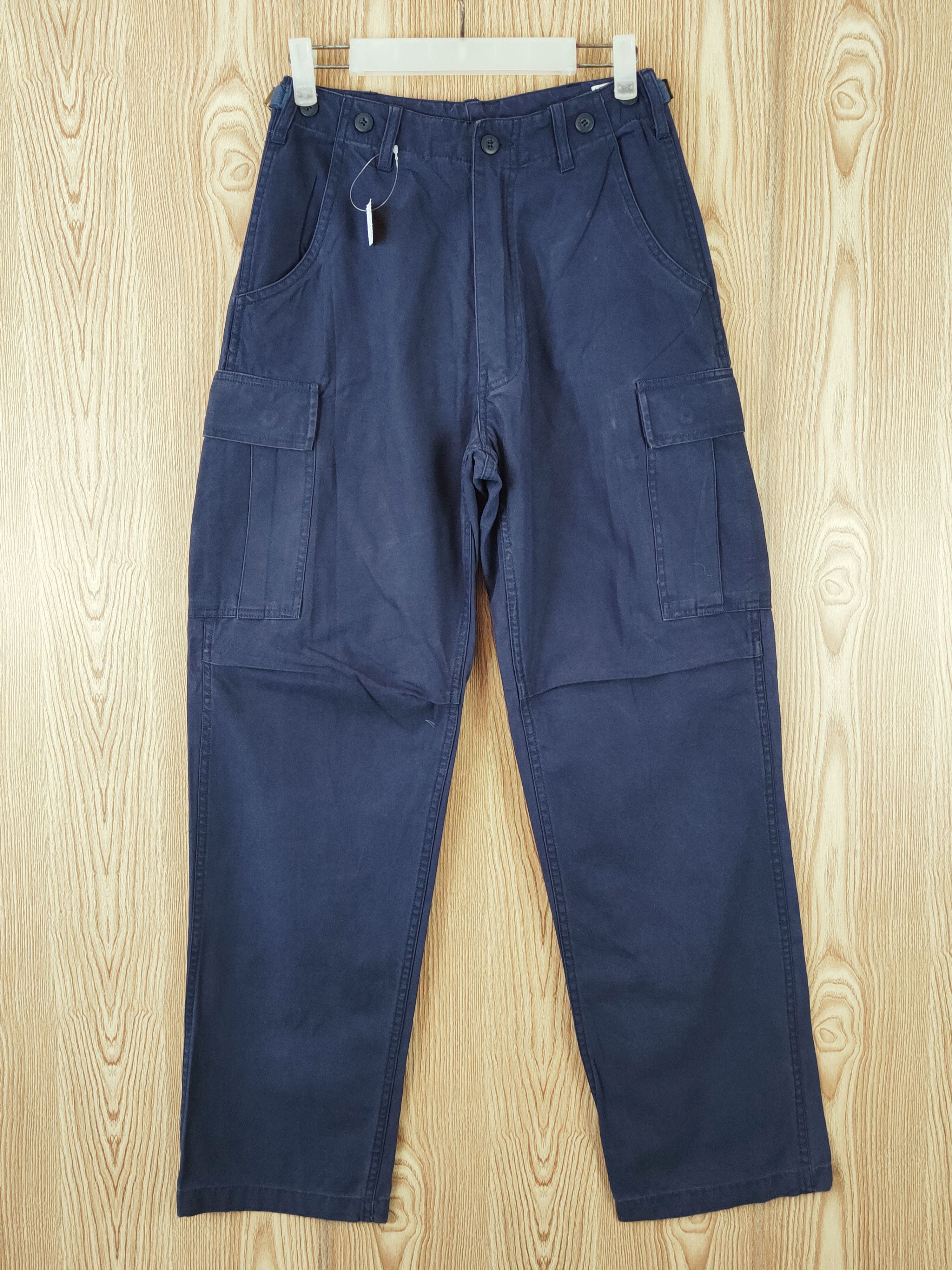 Japanese Brand Body Wave Navy Multipocket Tactical Cargo Pants #W919 Size US 28 / EU 44 - 1 Thumbnail