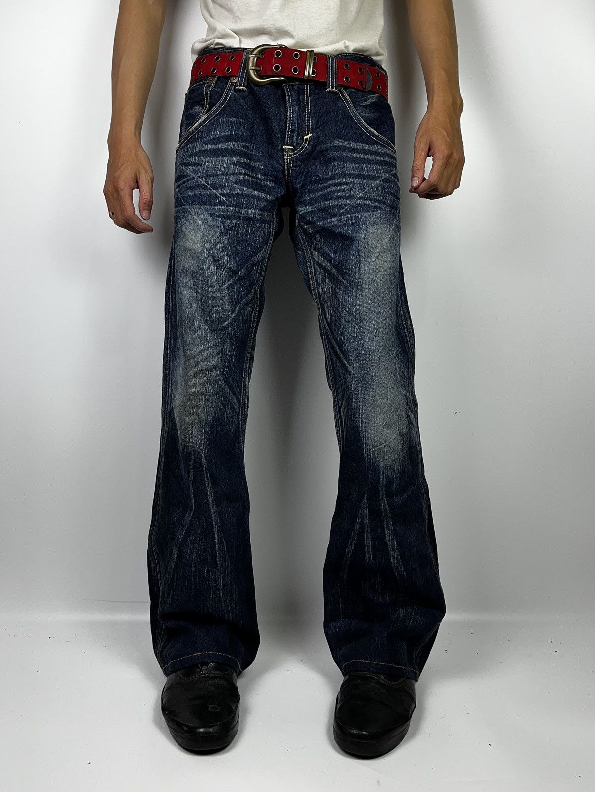 Edwin vintage denim edwin japan flared jeans pant Size US 32 / EU 48 - 2 Thumbnail