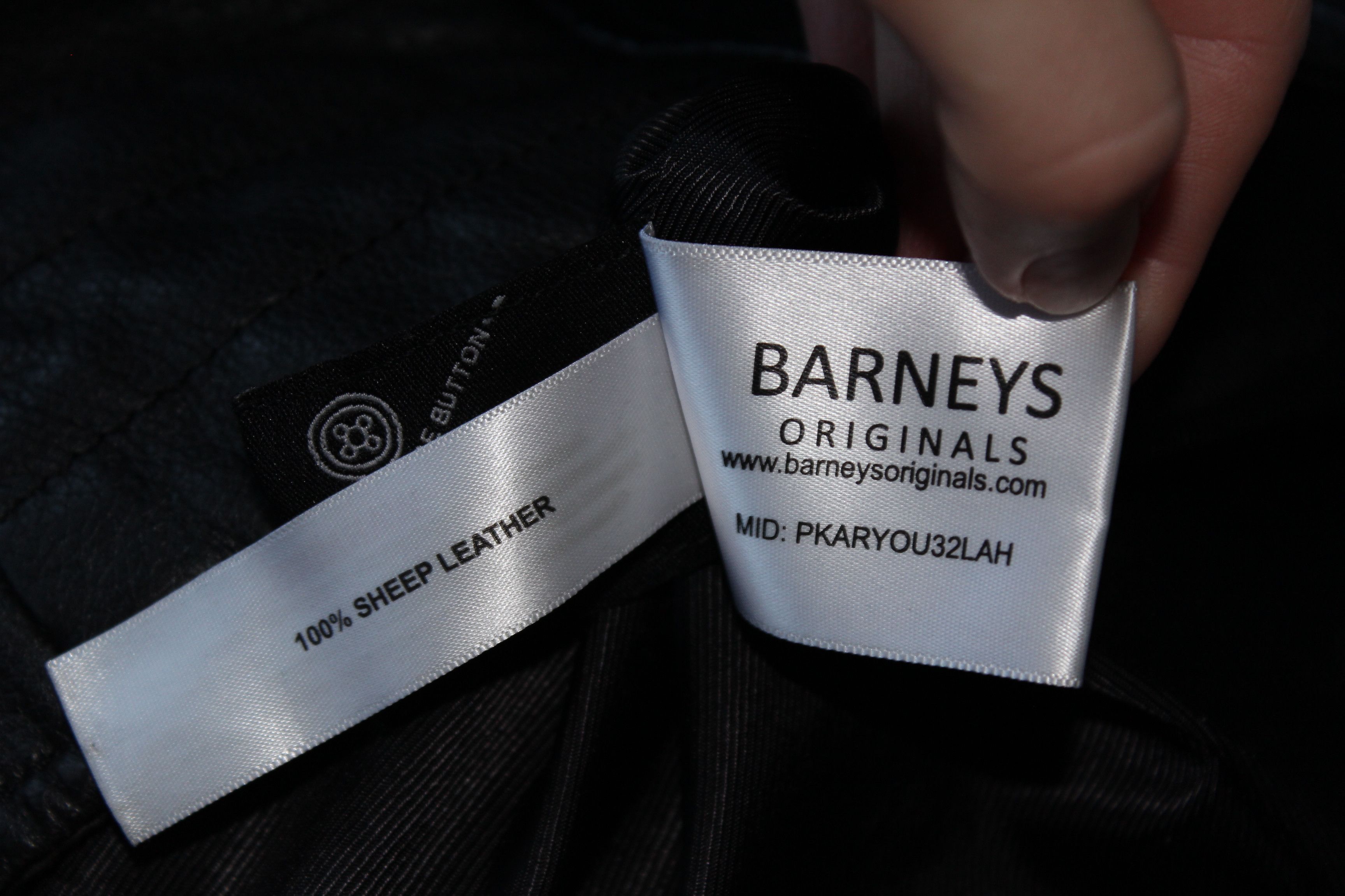 Barneys New York BARNEYS ORIGINAL Black Leather Biker Jacket Size L / US 10 / IT 46 - 9 Thumbnail