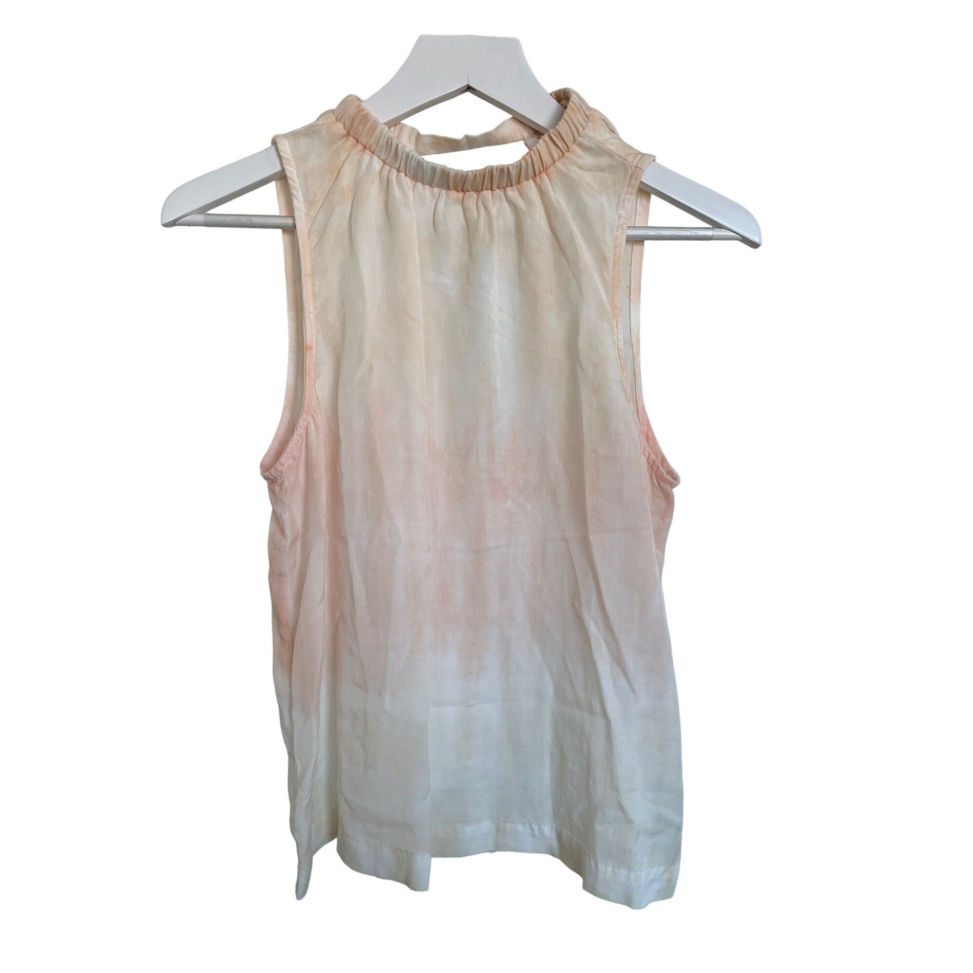 Anthropologie Cloth & Stone High-Neck Tie-Dye Tank Top Size XS / US 0-2 / IT 36-38 - 5 Thumbnail
