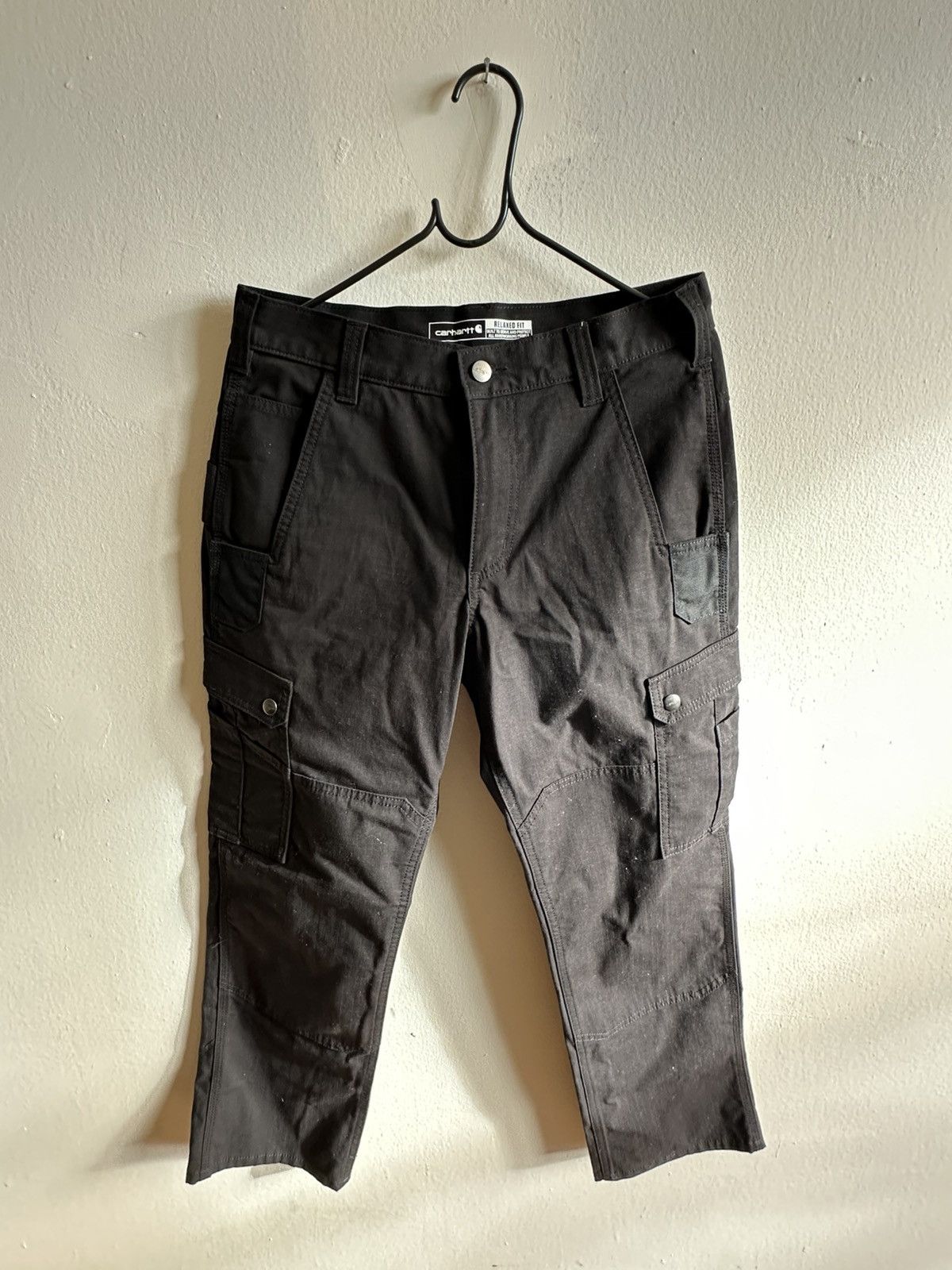 Carhartt Carhartt Black Cargo Work Pants Size US 30 / EU 46 - 1 Thumbnail