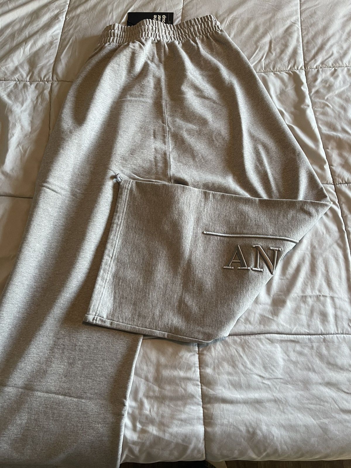 Anonymous Club Shayne Oliver Anonymous Club Grey logo Sweatpants Size US 32 / EU 48 - 7 Thumbnail
