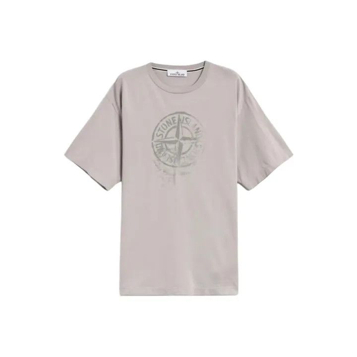 Stone Island Stone Island SS24 Gray Compass Logo T-Shirt Size US L / EU 52-54 / 3 - 1 Thumbnail