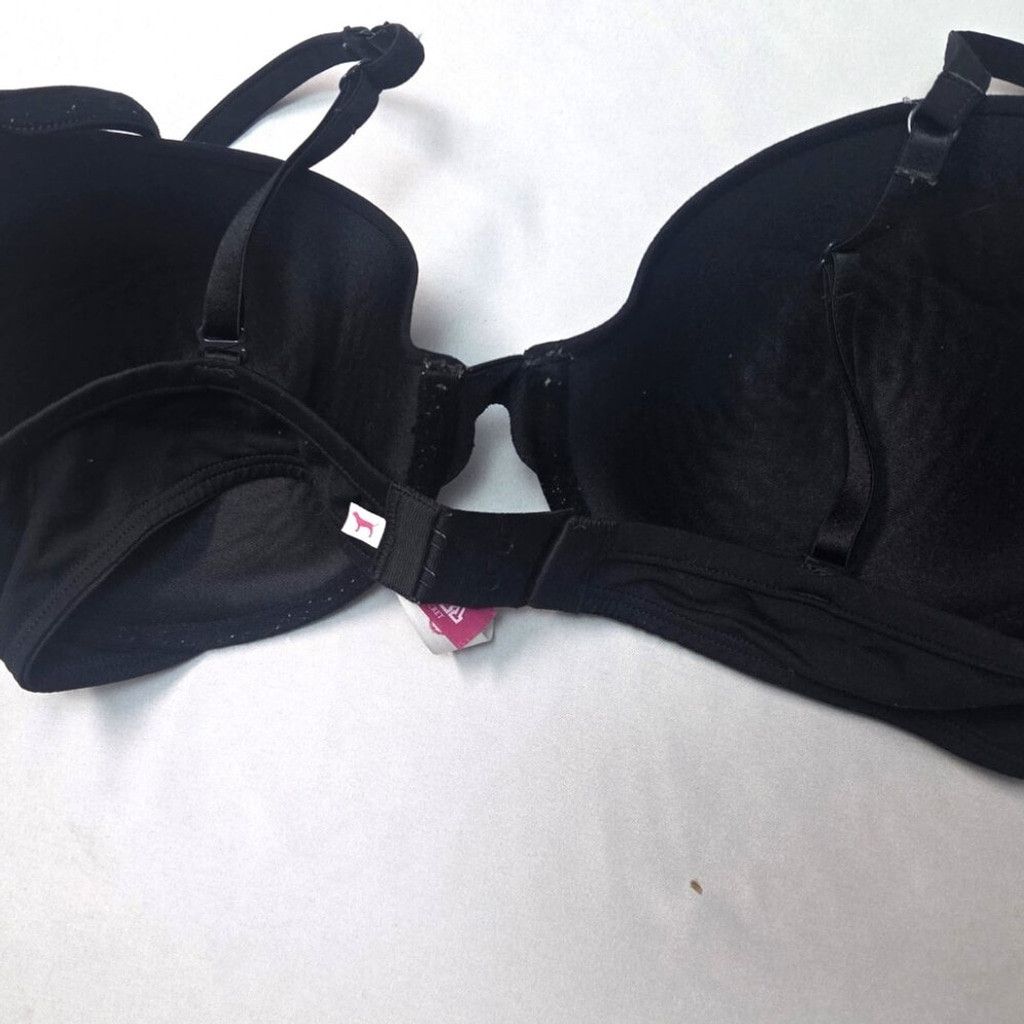 Victoria's Secret Victoria Secret -black T-shirt-Bra light lined wire 36D sexy Size ONE SIZE - 2 Thumbnail
