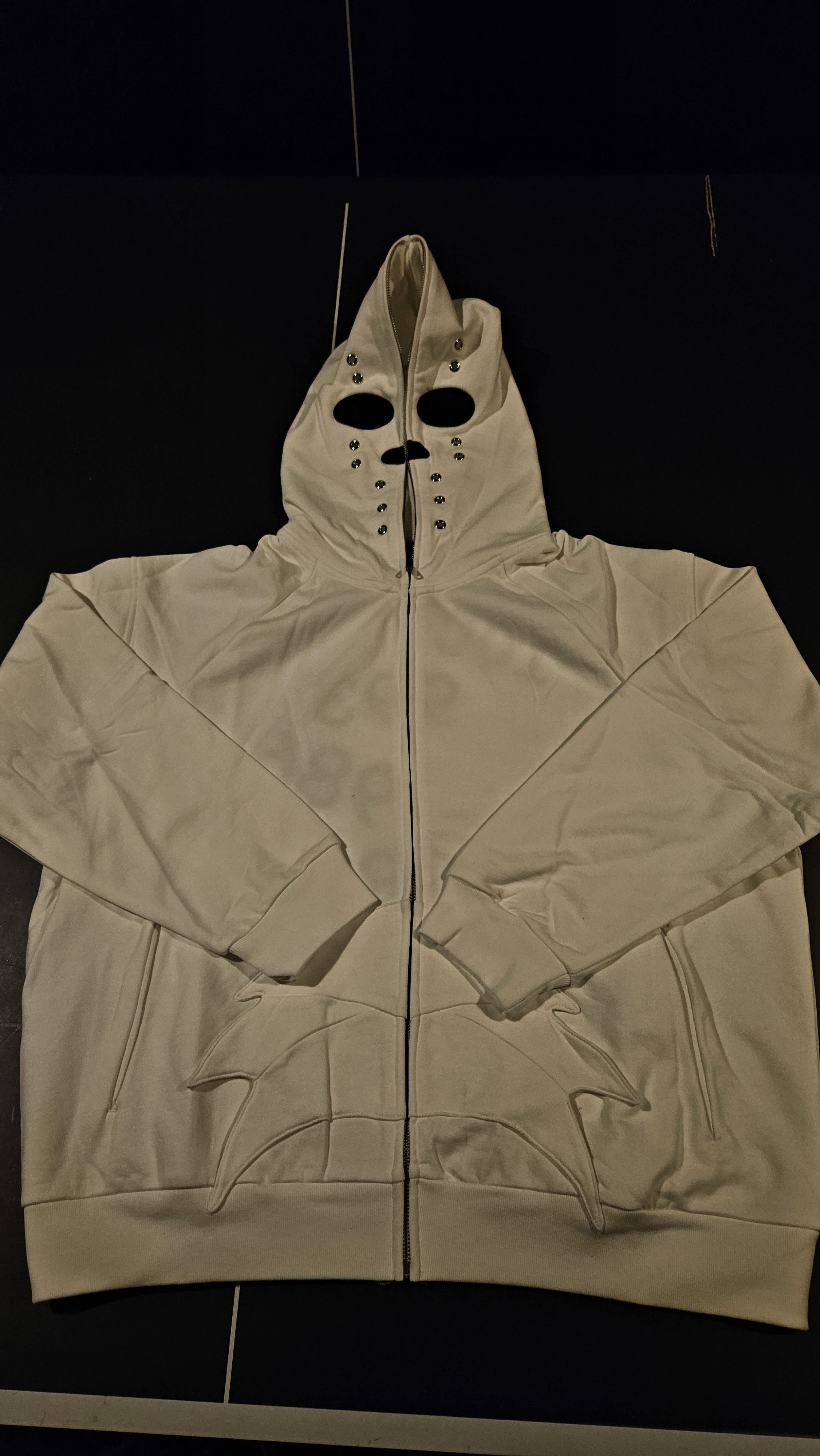 image of Avant Garde Vees Studios Jason Tokyo Ghoul Hoodie in White, Men's (Size XL)