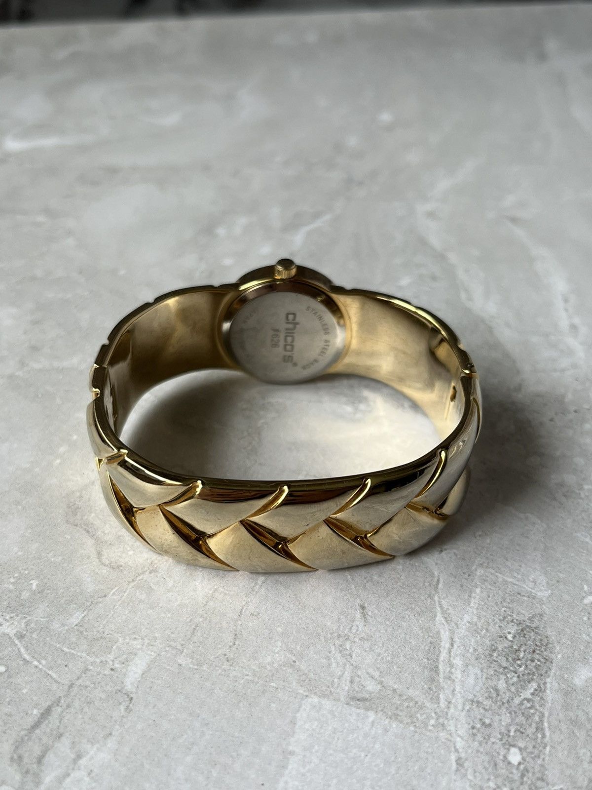 Jewelry Chicos Elegant Watch with Gold Woven Bracelet Size ONE SIZE - 9 Thumbnail