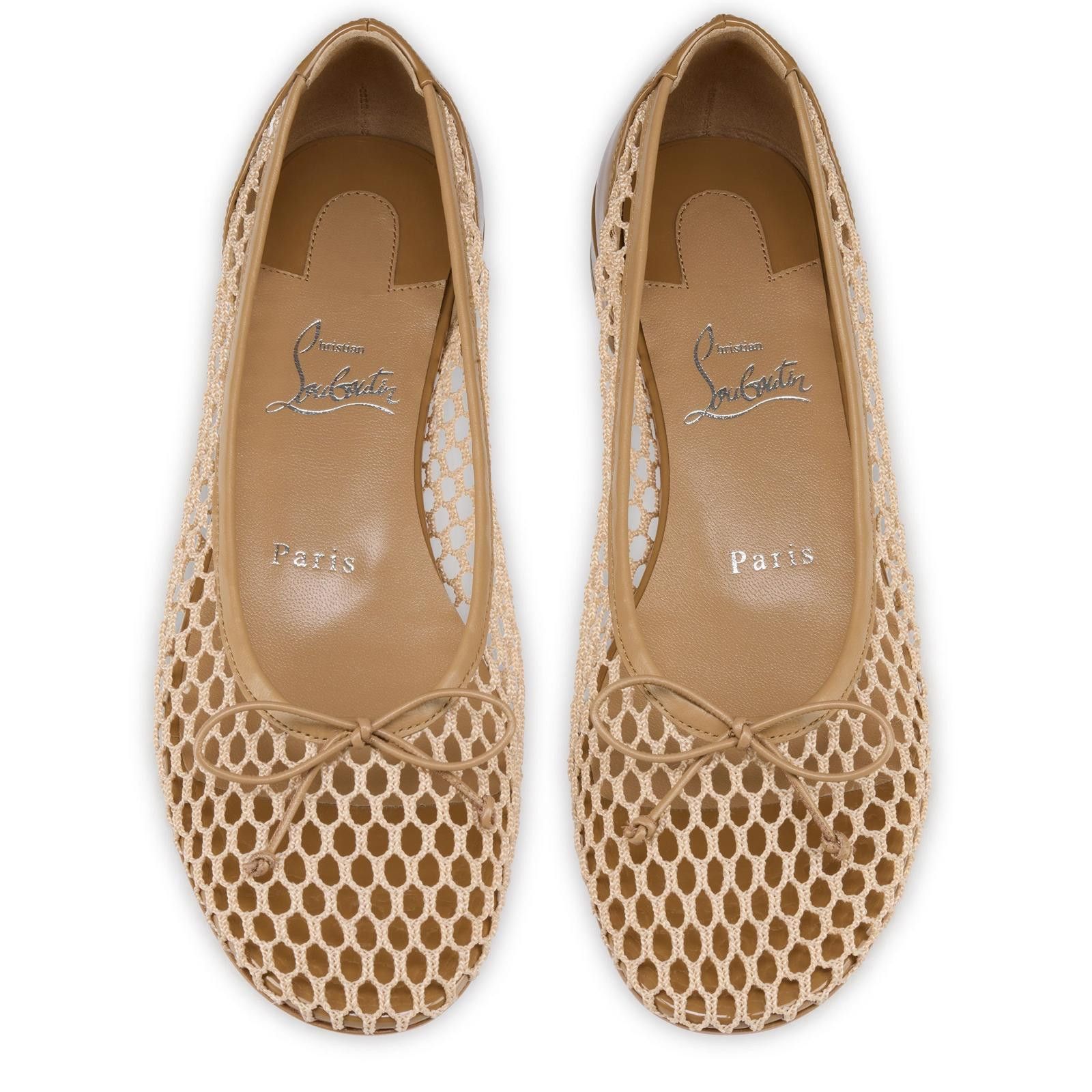 Christian Louboutin Christian Louboutin Sweetie Jane Mesh Flats Size US 7.5 / IT 37.5 - 2 Thumbnail
