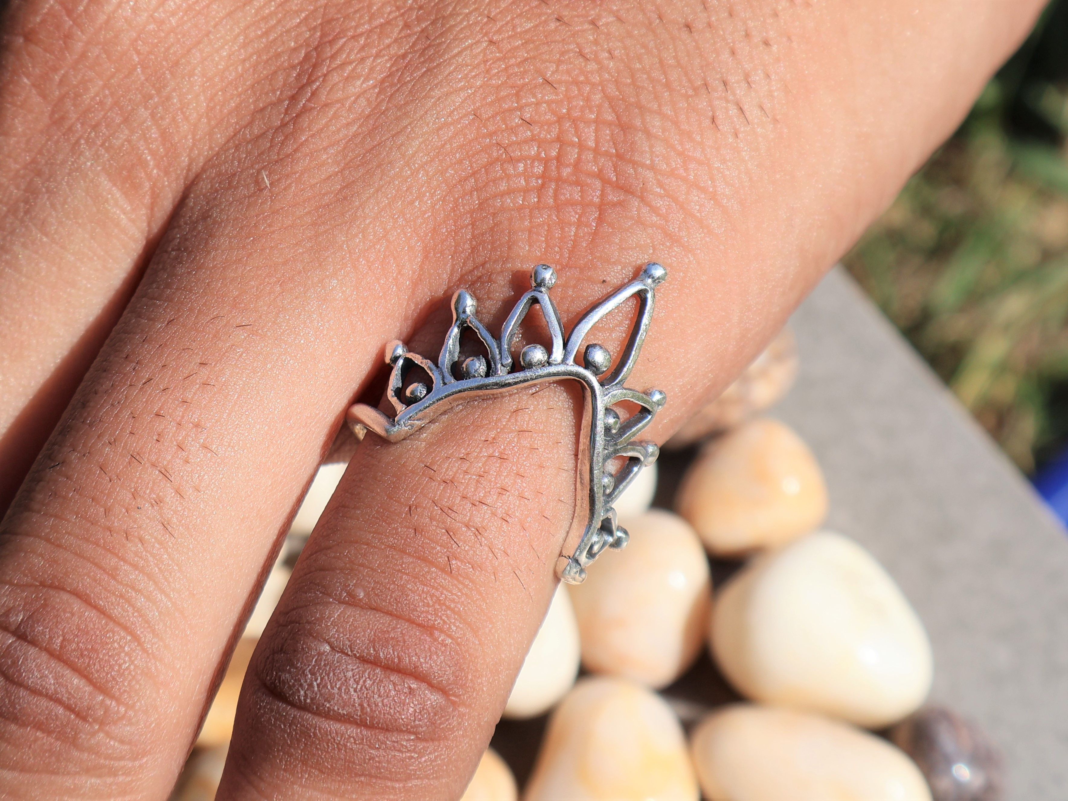 Handmade Crown Queen Ring, 925 Sterling Silver Ring, Handmade Ring, Size ONE SIZE - 9 Thumbnail