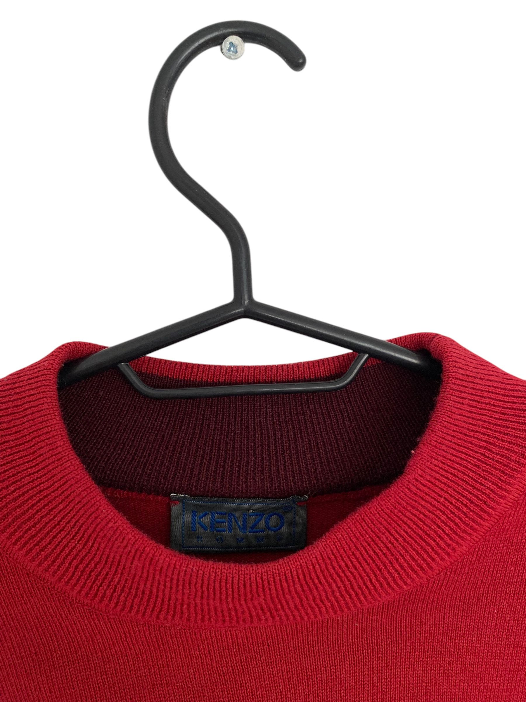 Kenzo × Vintage 90s' Kenzo merinowool jumper Size US S / EU 44-46 / 1 - 2 Thumbnail