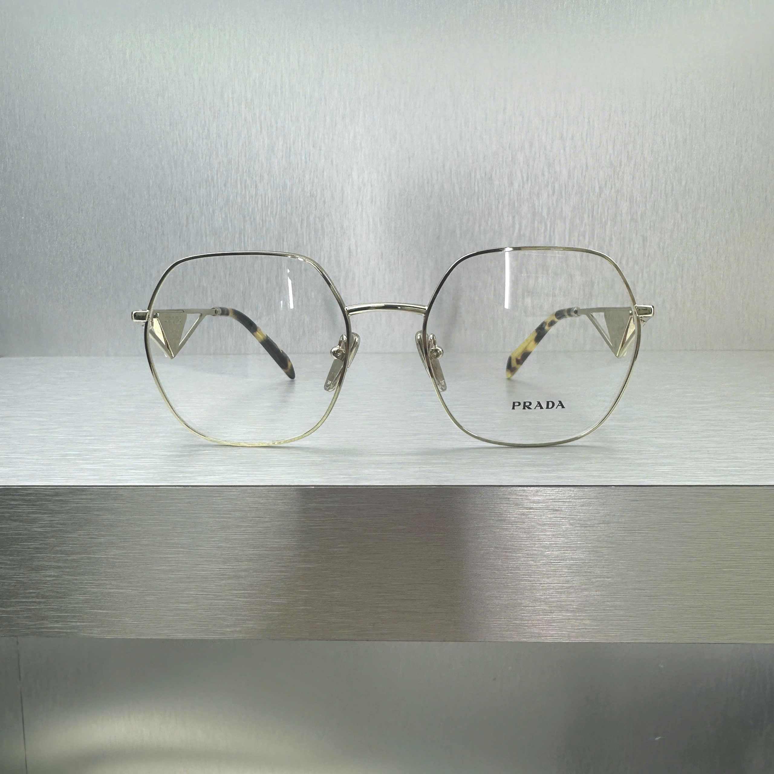 Prada PRADA 59ZV_ZVN1O1 Glasses PALE GOLD Size ONE SIZE - 5 Thumbnail