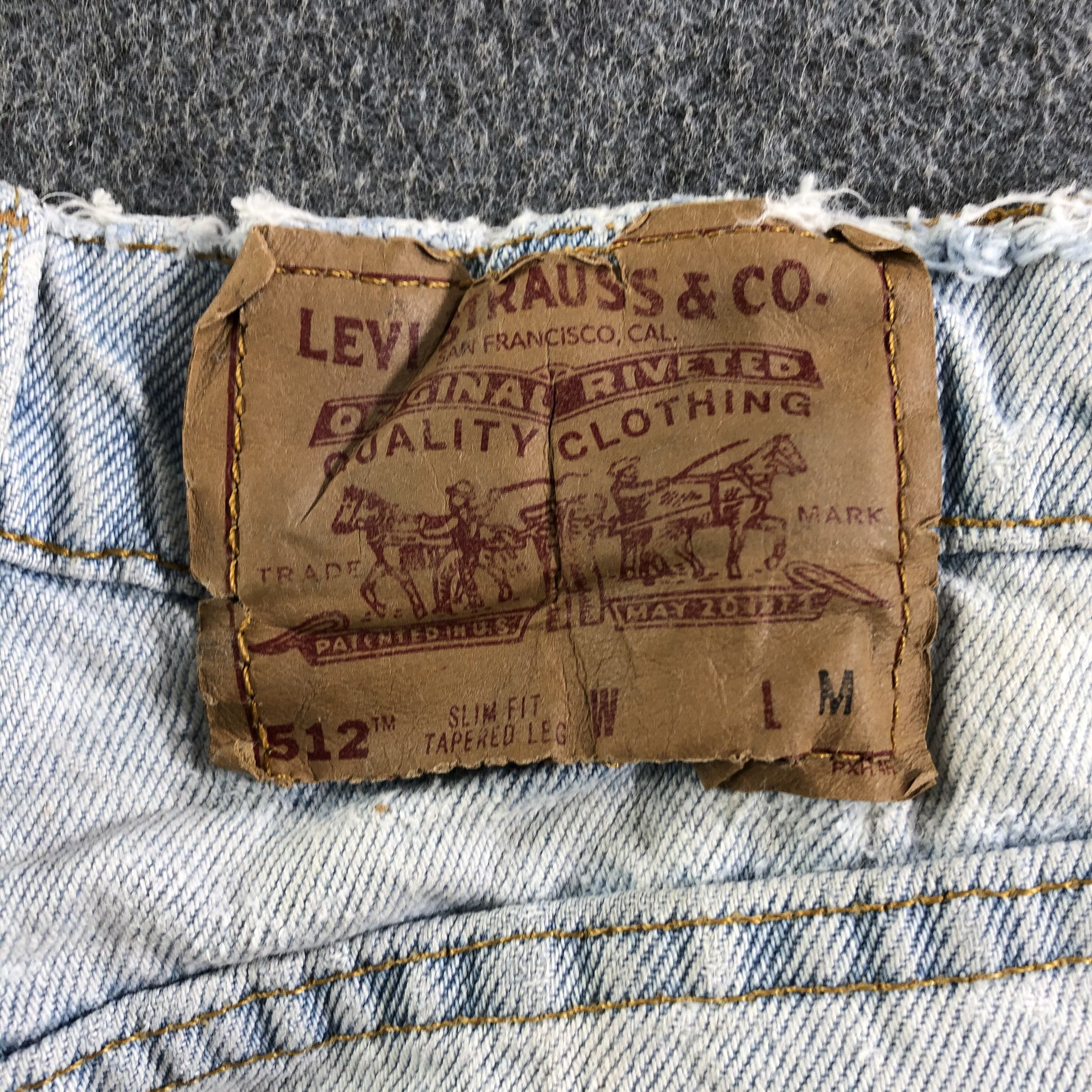 Levi's 90s Vintage Light Wash Levis 512 Jeans-J3315 Size US 29 - 5 Thumbnail