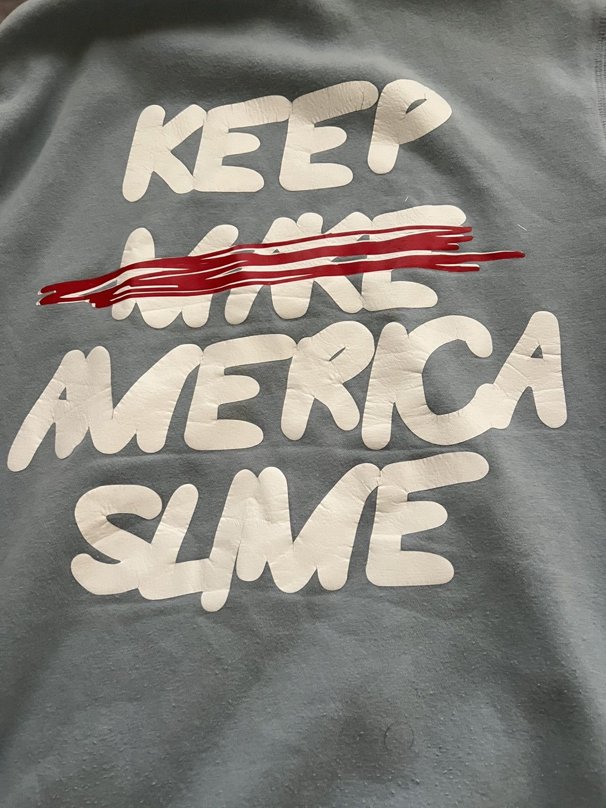 Designer MAKE AMERICA SLIME AGAIN HOODIE Size US M / EU 48-50 / 2 - 4 Thumbnail