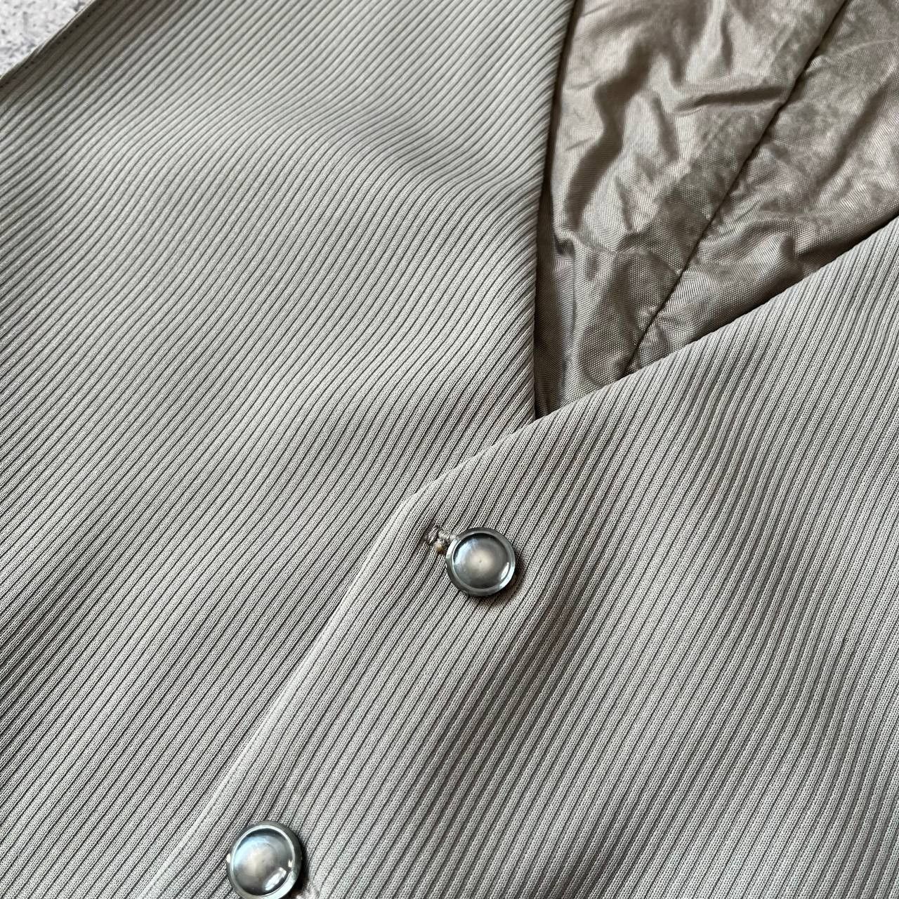 Designer × Vintage Vintage 90s Pearl Snap Tailor Formal Vest Size 48S - 5 Thumbnail
