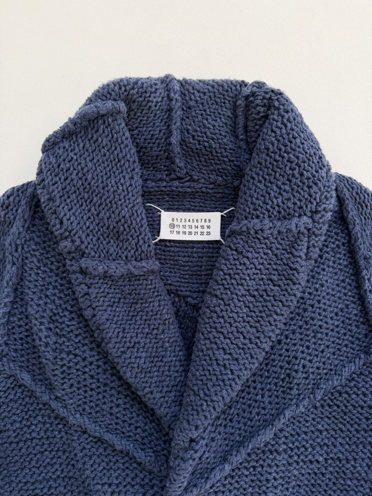 Maison Margiela S/S 10 Sample Panelled Chunky 3D Knit Cardigan Size US M / EU 48-50 / 2 - 5 Thumbnail