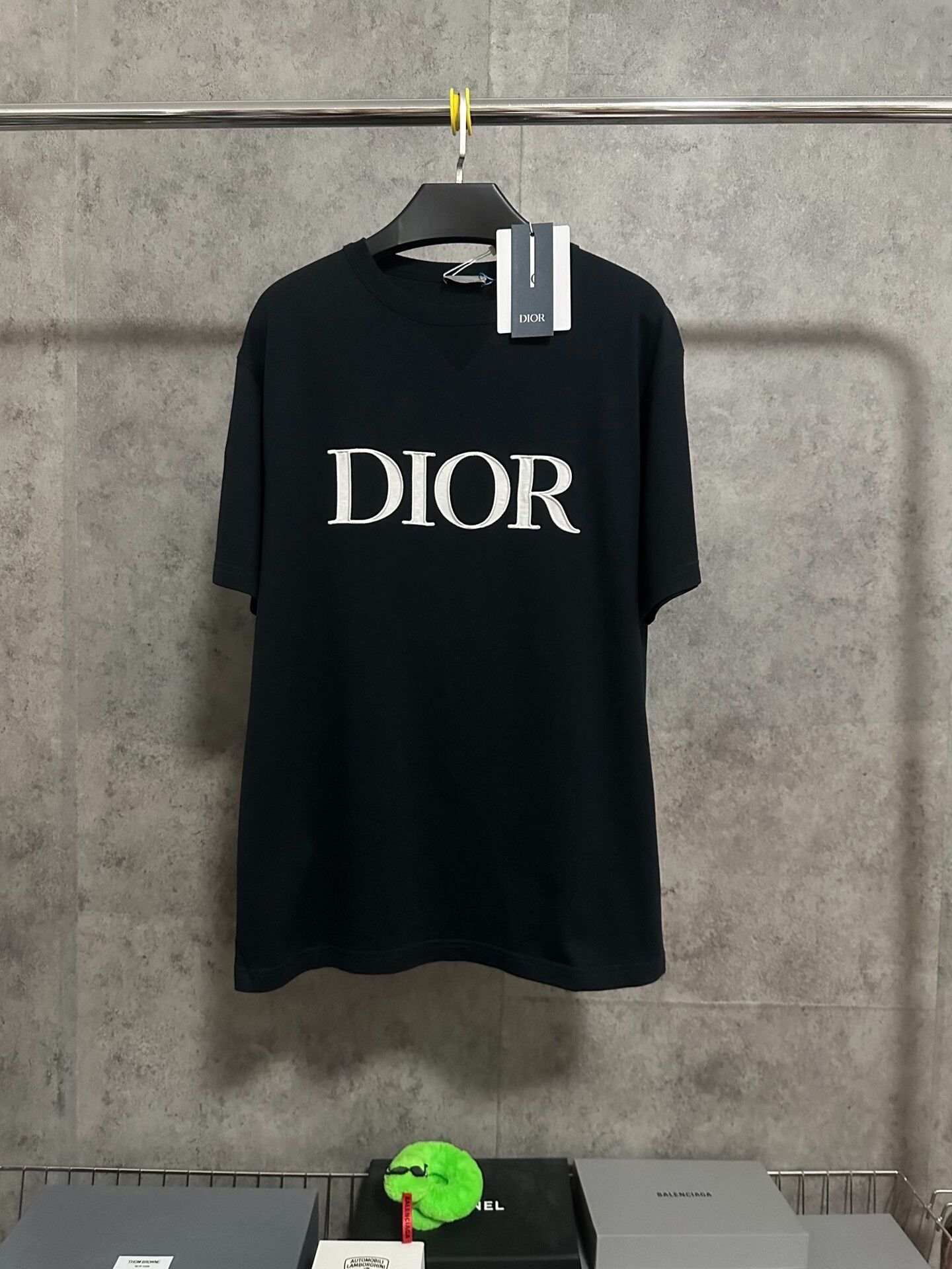 Dior Dior Chest Letter Embroidered Logo T-Shirt Size US L / EU 52-54 / 3 - 1 Thumbnail