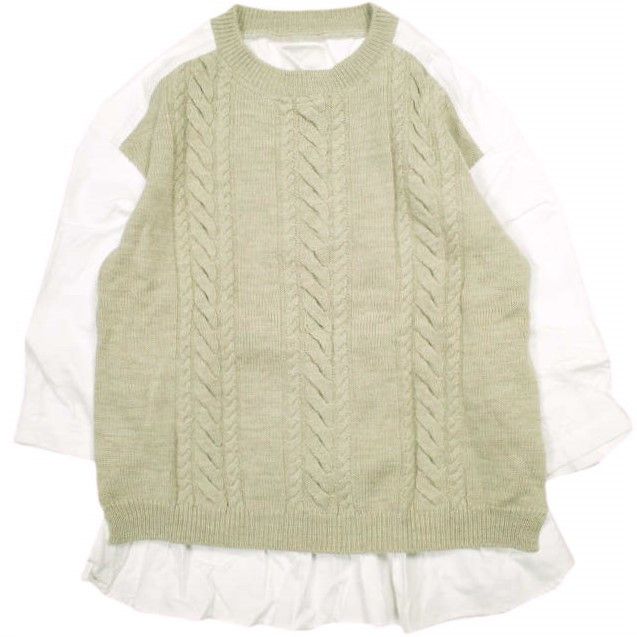 Other A AL2S143 Wool Cotton Docking Top Cotton Tops AL2S143 DUTY FREE for USA
