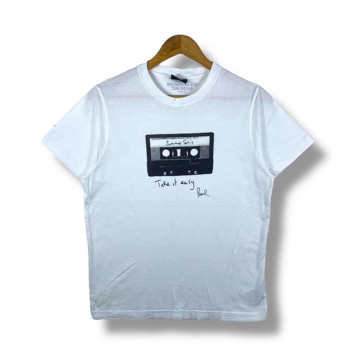 Paul Smith PAUL SMITH Summer Sonic 2016 Take It Easy Graphic Tee Shirt Size US M / EU 48-50 / 2 - 1 Thumbnail