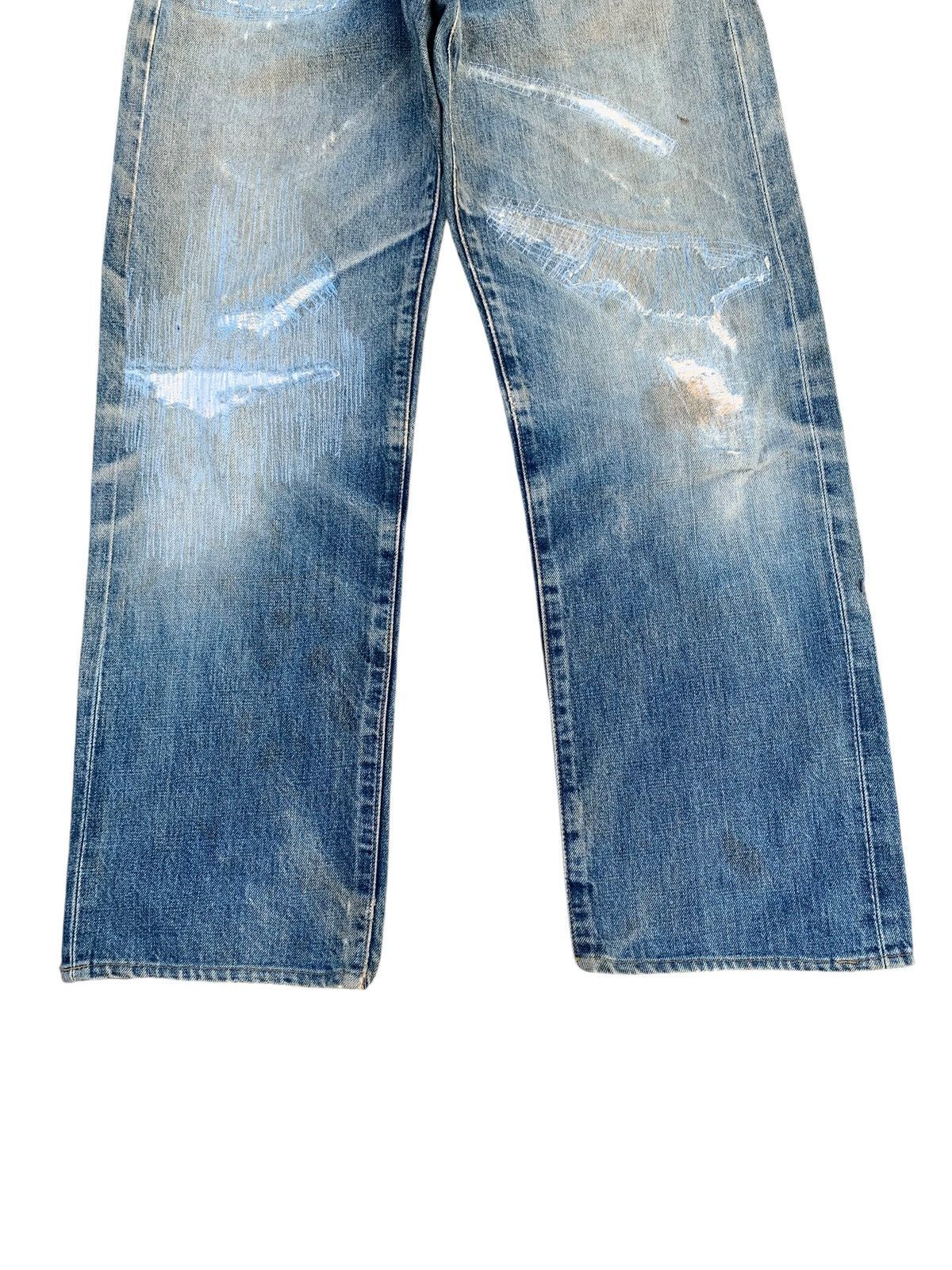 Levi's VINTAGE LEVIS 504Z BIG E TRASHER SELVEDGE DISTRESSED DENIM Size US 30 / EU 46 - 7 Thumbnail