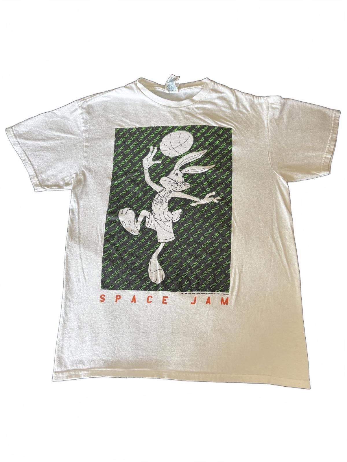 Designer Vintage Space Jam Bugs Bunny T-Shirt Size US M / EU 48-50 / 2 - 3 Thumbnail