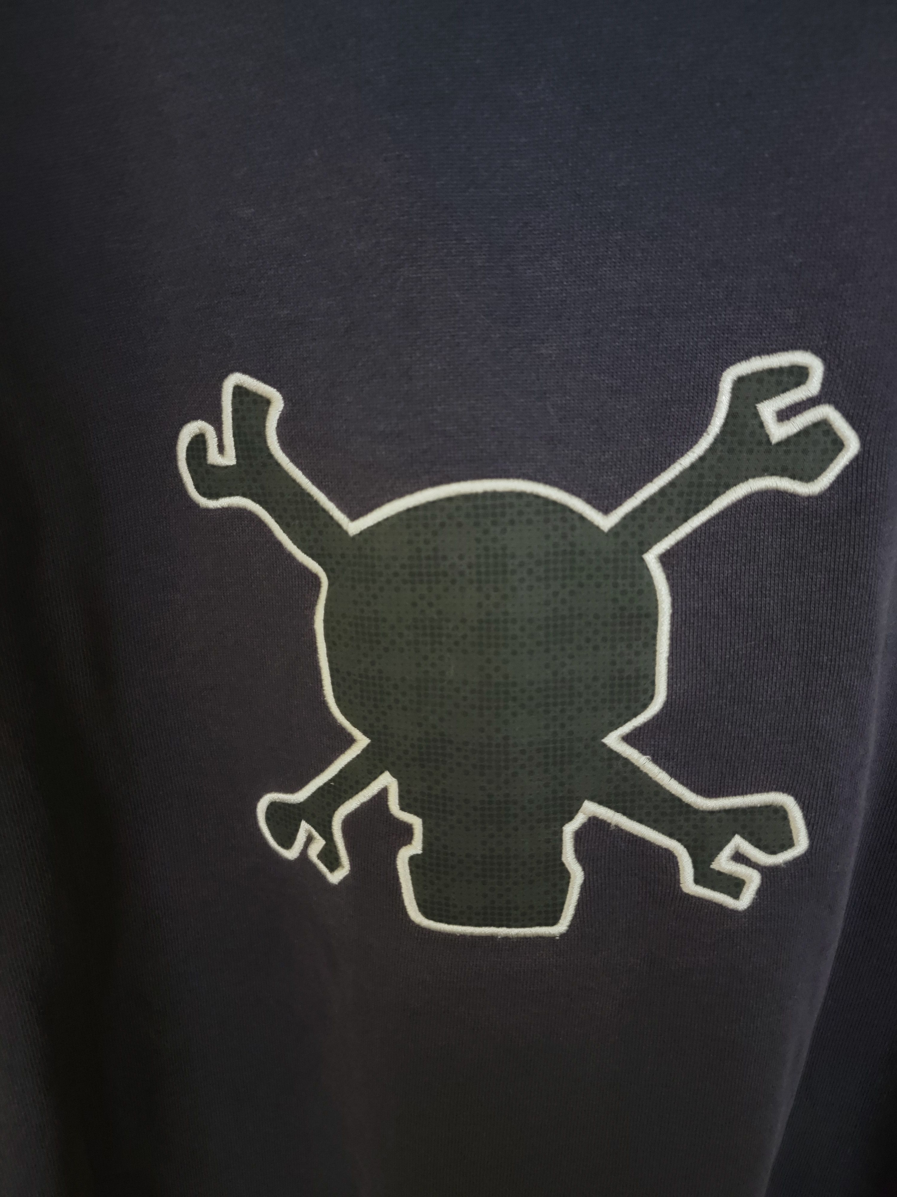 Stussy × Vintage Vintage Stussy Crossbone Pullover Hoodies Size US L / EU 52-54 / 3 - 3 Thumbnail