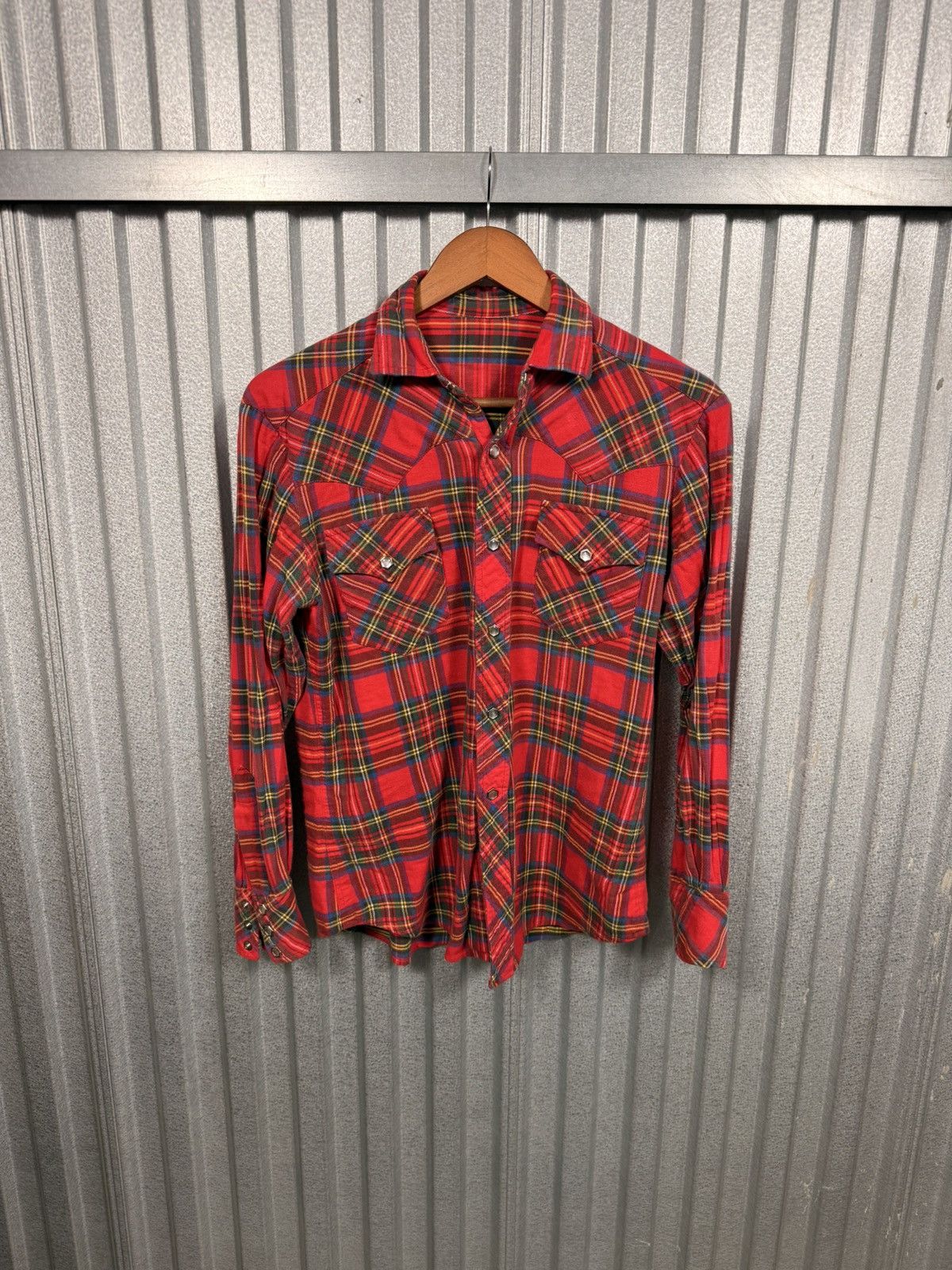 Other Vintage Red Plaid Pearl Snap Western Button Up Shirt Size US M / EU 48-50 / 2 - 6 Thumbnail
