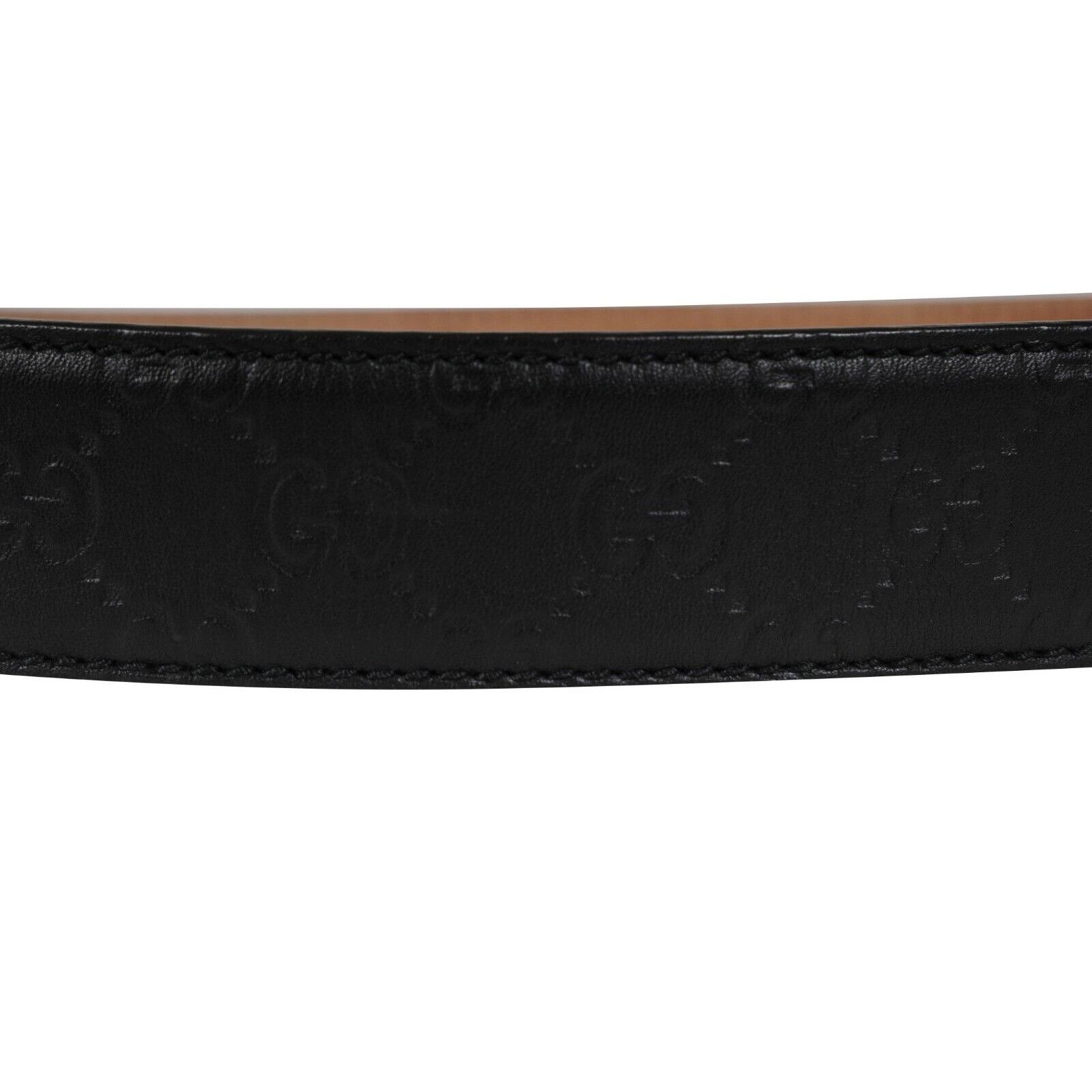 Gucci Interlocking GG Supreme Buckle Belt Size 90 36 B Size 36 - 3 Thumbnail