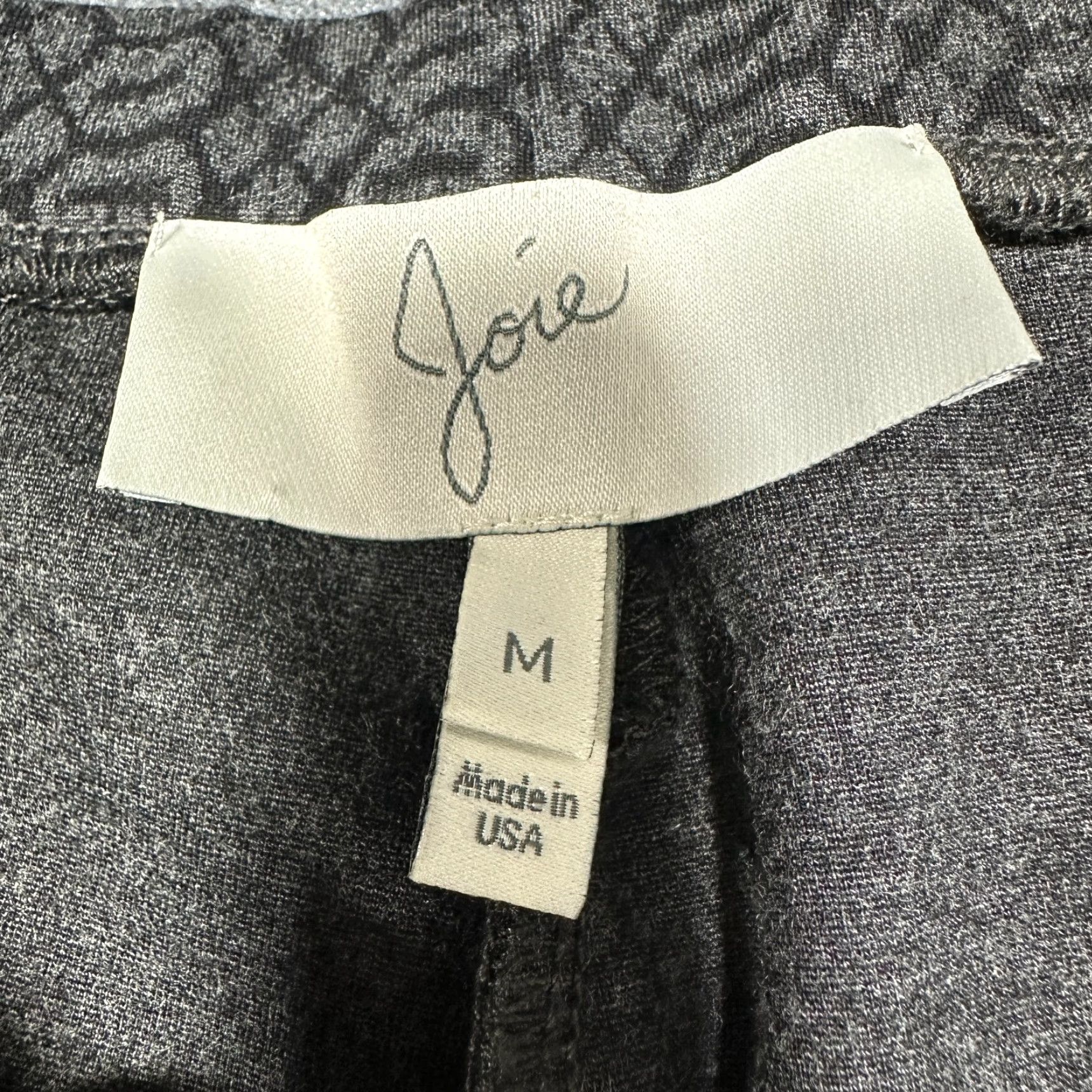 Joie Joie Pants Womens Medium Gray Print Pull On Stretch Ankle Tapered Leg Size 32" / US 10 / IT 46 - 4 Thumbnail