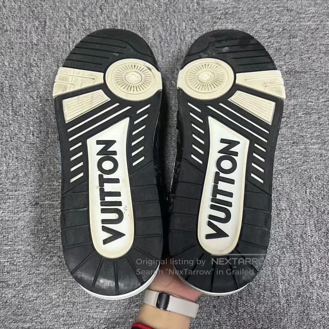 Louis Vuitton louis vuitton panda print low-top sneakers. Size US 8.5 / EU 41-42 - 4 Thumbnail