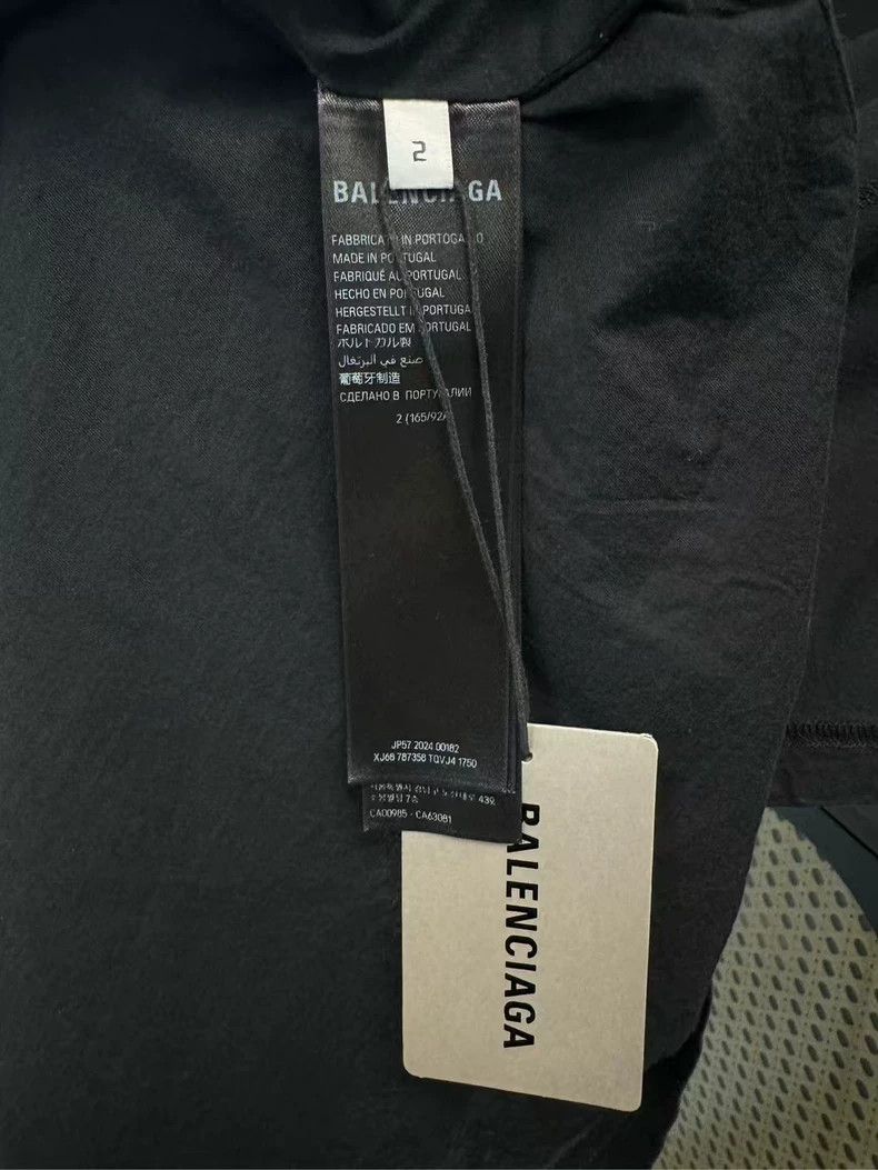 Balenciaga Balenciaga Black overlapping double-b printed blurry print Size US M / EU 48-50 / 2 - 5 Thumbnail