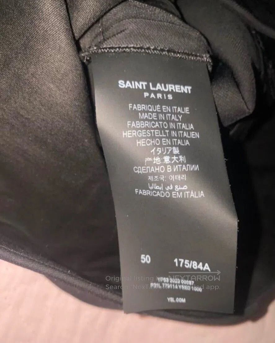 Saint Laurent Paris Saint Laurent SS24 Men's Smoking Pants. Size US 34 / EU 50 - 4 Thumbnail