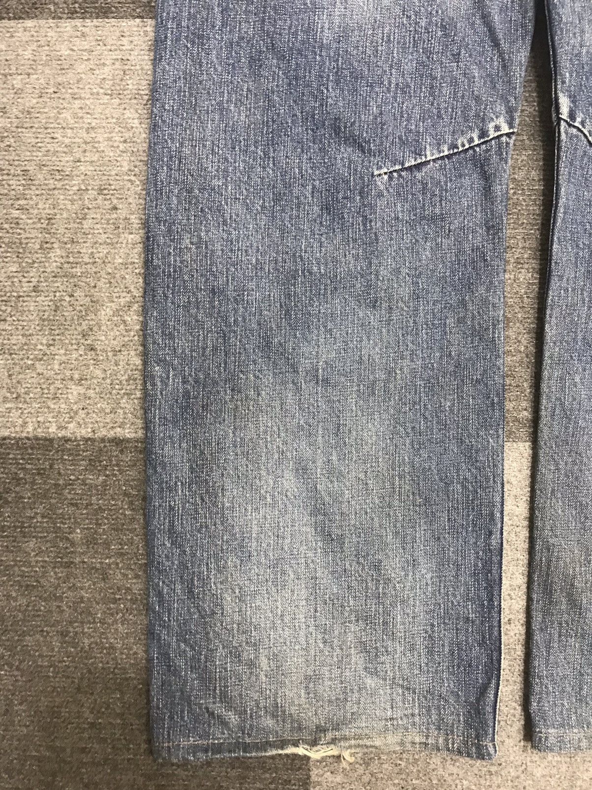 Prps 💥DOUBLE KNEE BAGGY💥Archival Prps Baggy Distressed Denim F279 Size US 32 / EU 48 - 18 Thumbnail