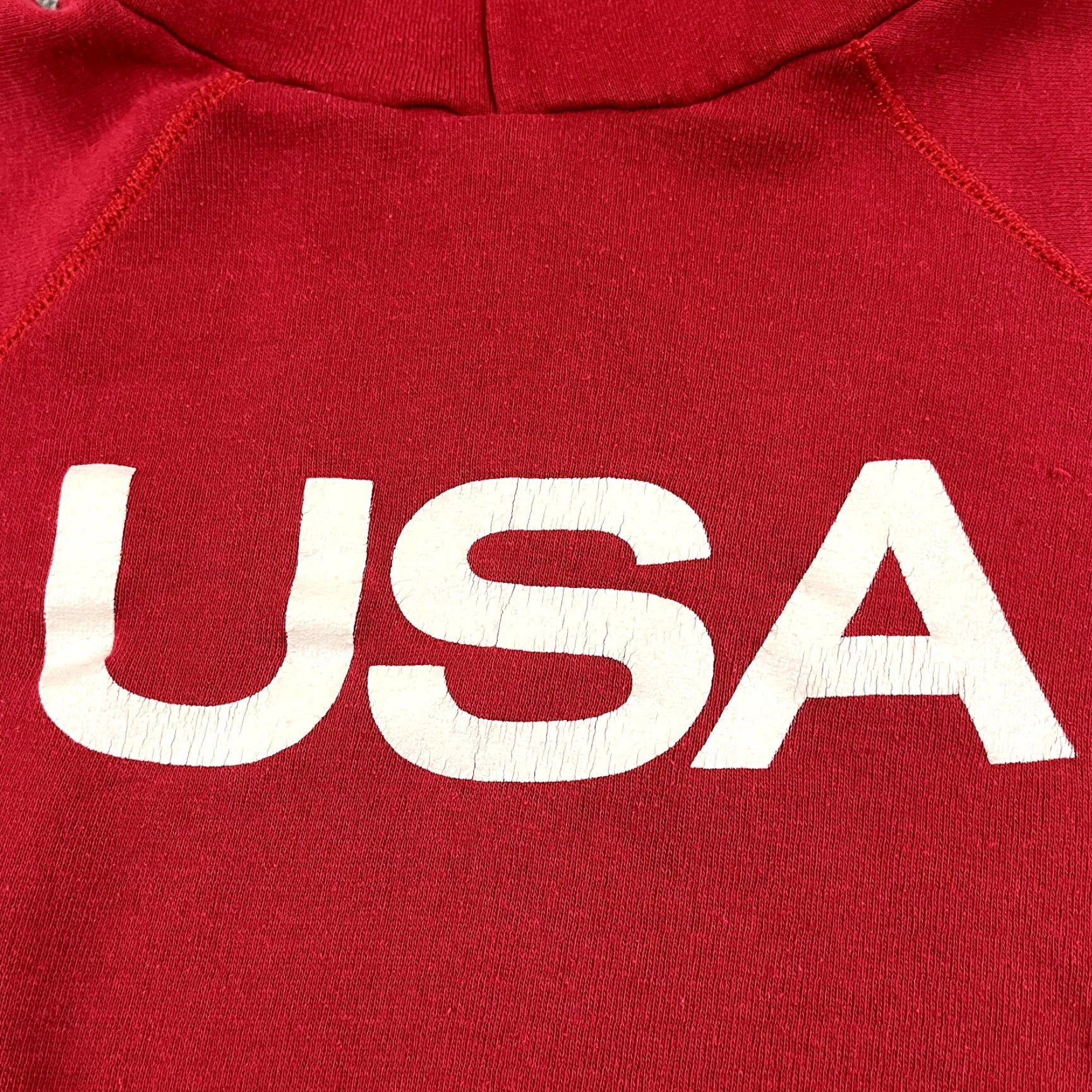 Vintage VINTAGE Discus Athletic Sweatshirt Adult Large Womens USA Graphic Hooded Size L / US 10 / IT 46 - 2 Thumbnail