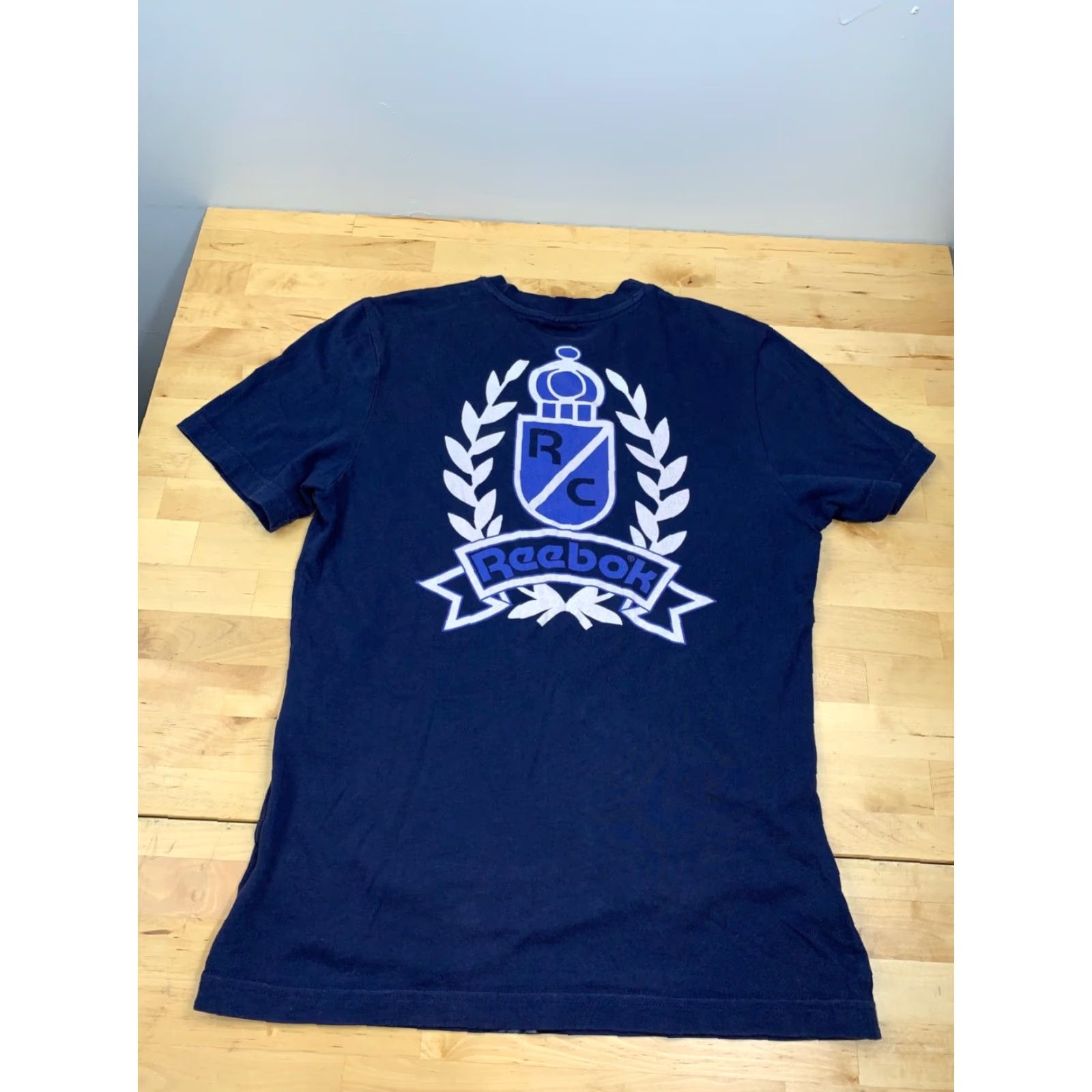 Reebok VINTAGE Reebok Graphic Pocket T Shirt Single Stitch S Men Blue 90s Size US S / EU 44-46 / 1 - 3 Thumbnail