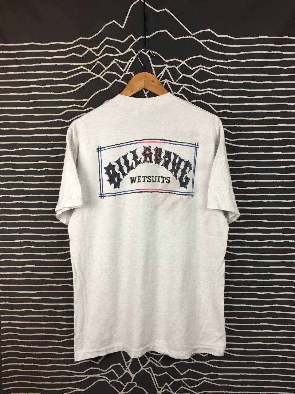 Billabong Vtg 90s Billabong Wetsuits Single Stitch Surf Skate Tee Size US L / EU 52-54 / 3 - 2 Thumbnail