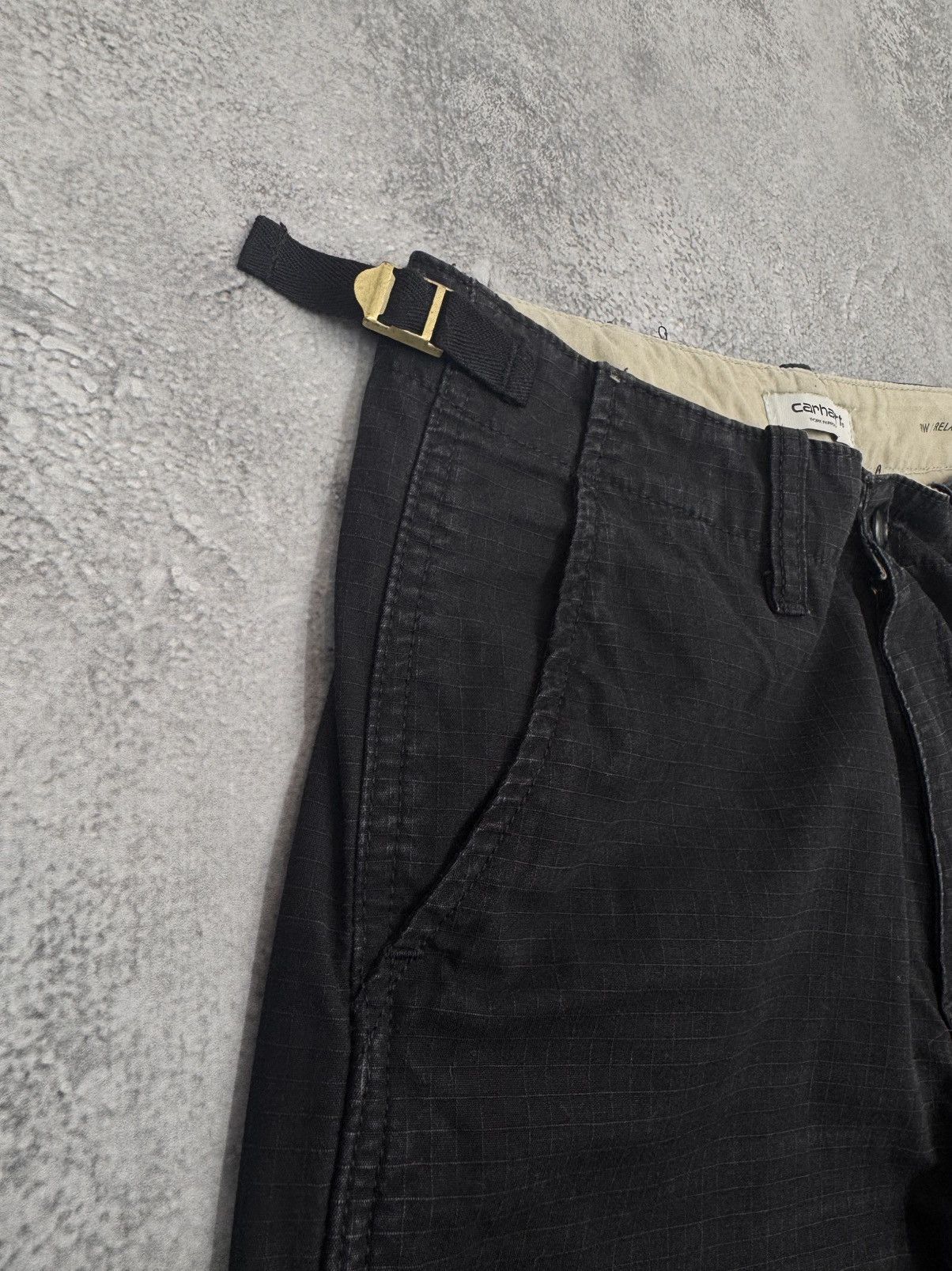 Carhartt Carhartt WIP Men Aviation Cargo Pants Black Size 26 Size US 26 / EU 42 - 8 Thumbnail