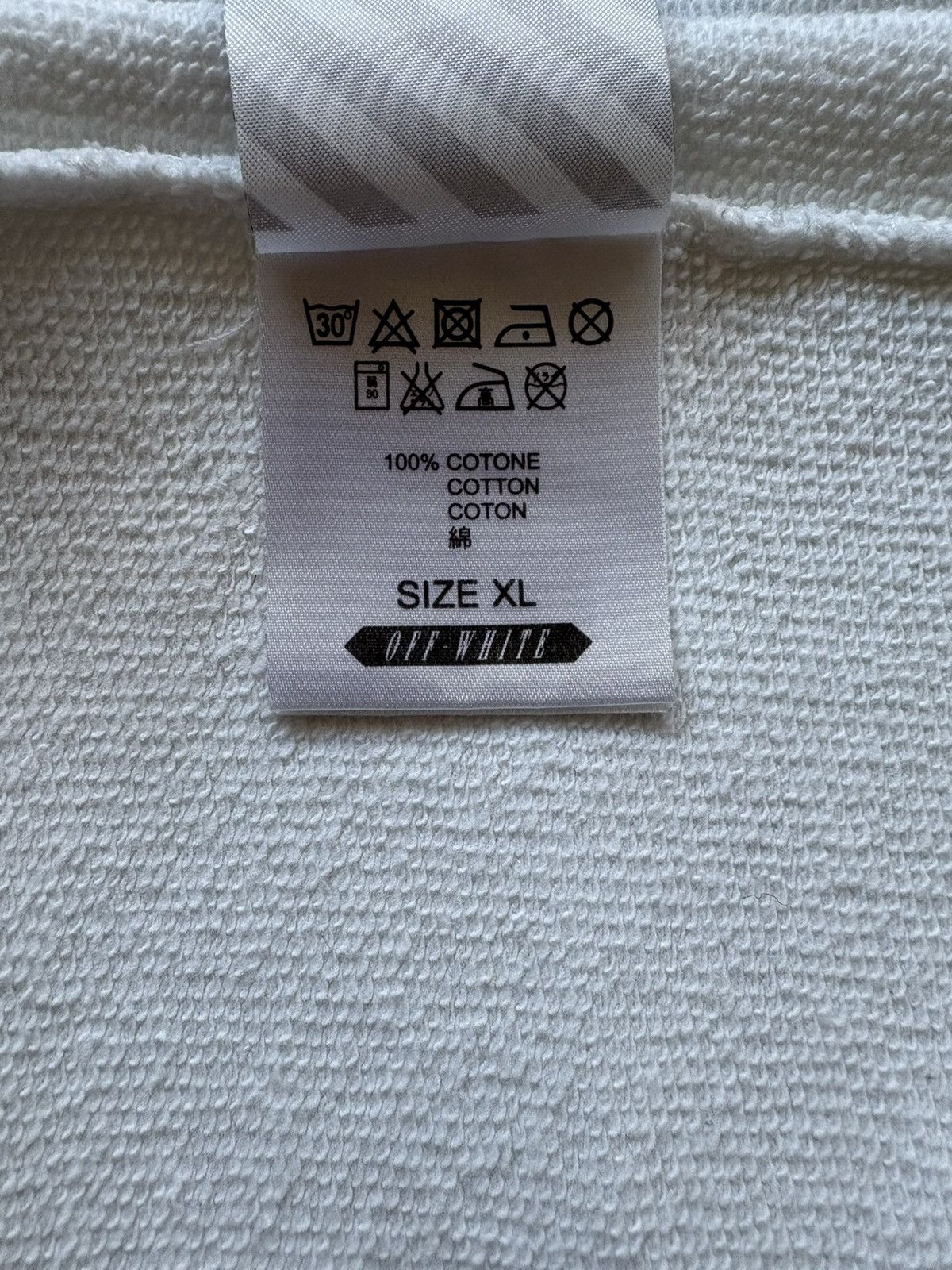 Off-White Off-White Caravaggio “Annunciation” Sweatshirt – White (XL) Size US XL / EU 56 / 4 - 10 Thumbnail