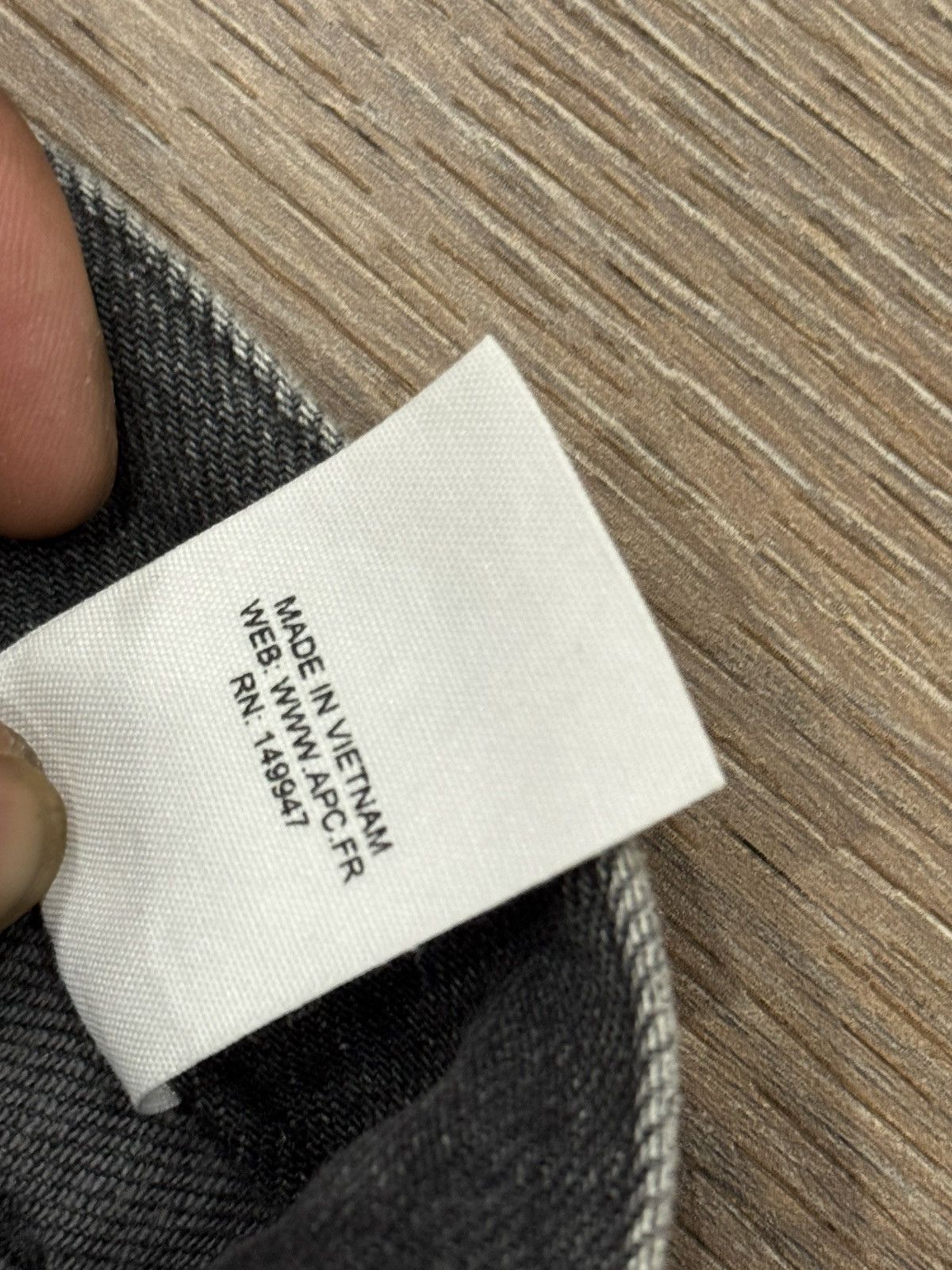 A.P.C. A.P.C. Petit New Standard - Washed Grey Denim - Size 27 Size US 27 - 7 Thumbnail