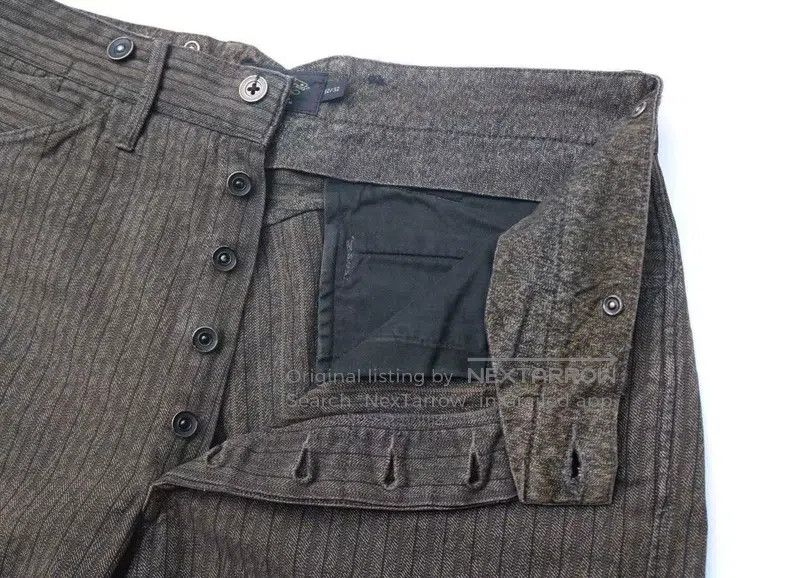 RRL Ralph Lauren RRL Ralph Lauren Striped belt Paris button straight-leg wo Size US 32 / EU 48 - 4 Thumbnail