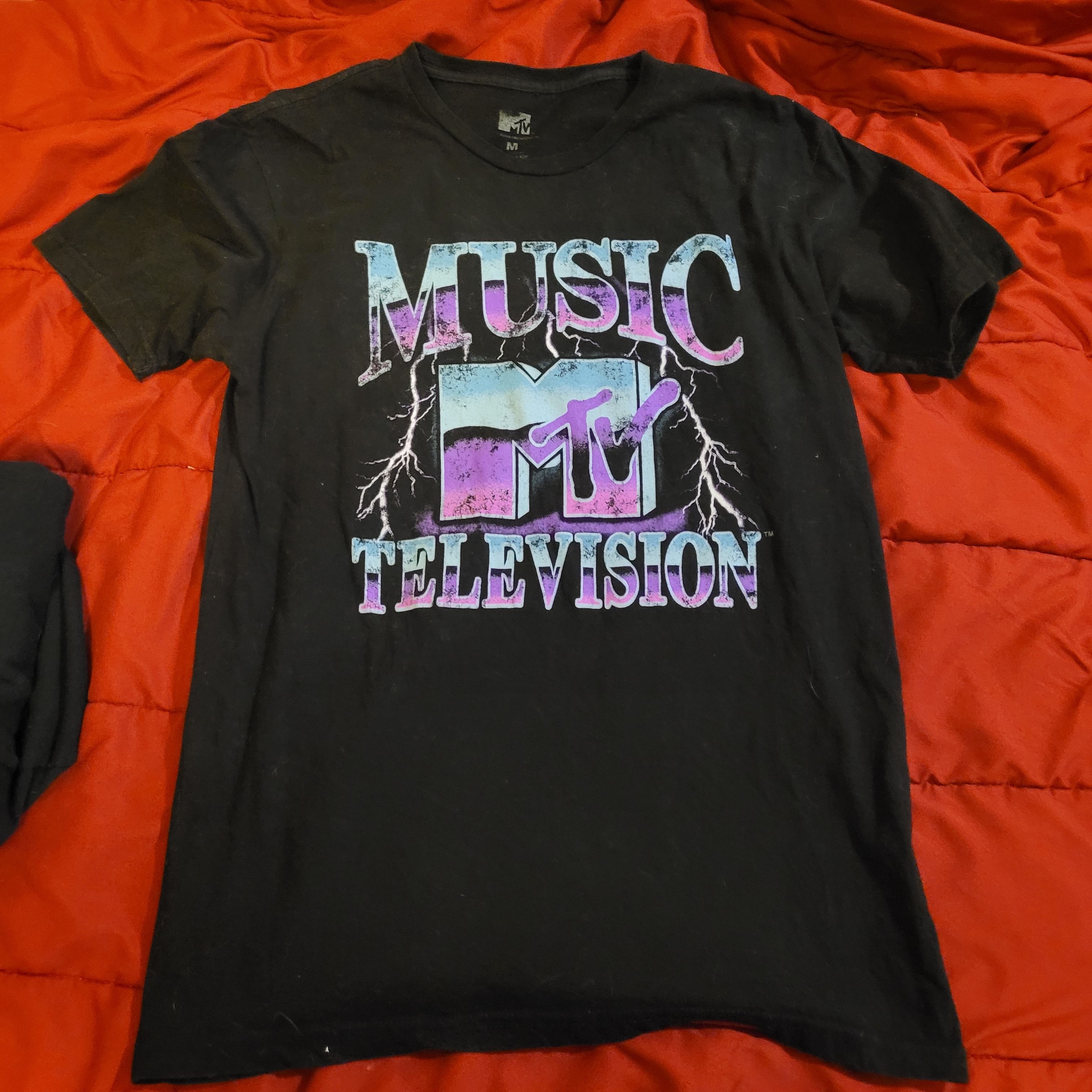 Mtv × Vintage MTV Lightning graphic Tshirt Size US M / EU 48-50 / 2 - 2 Thumbnail