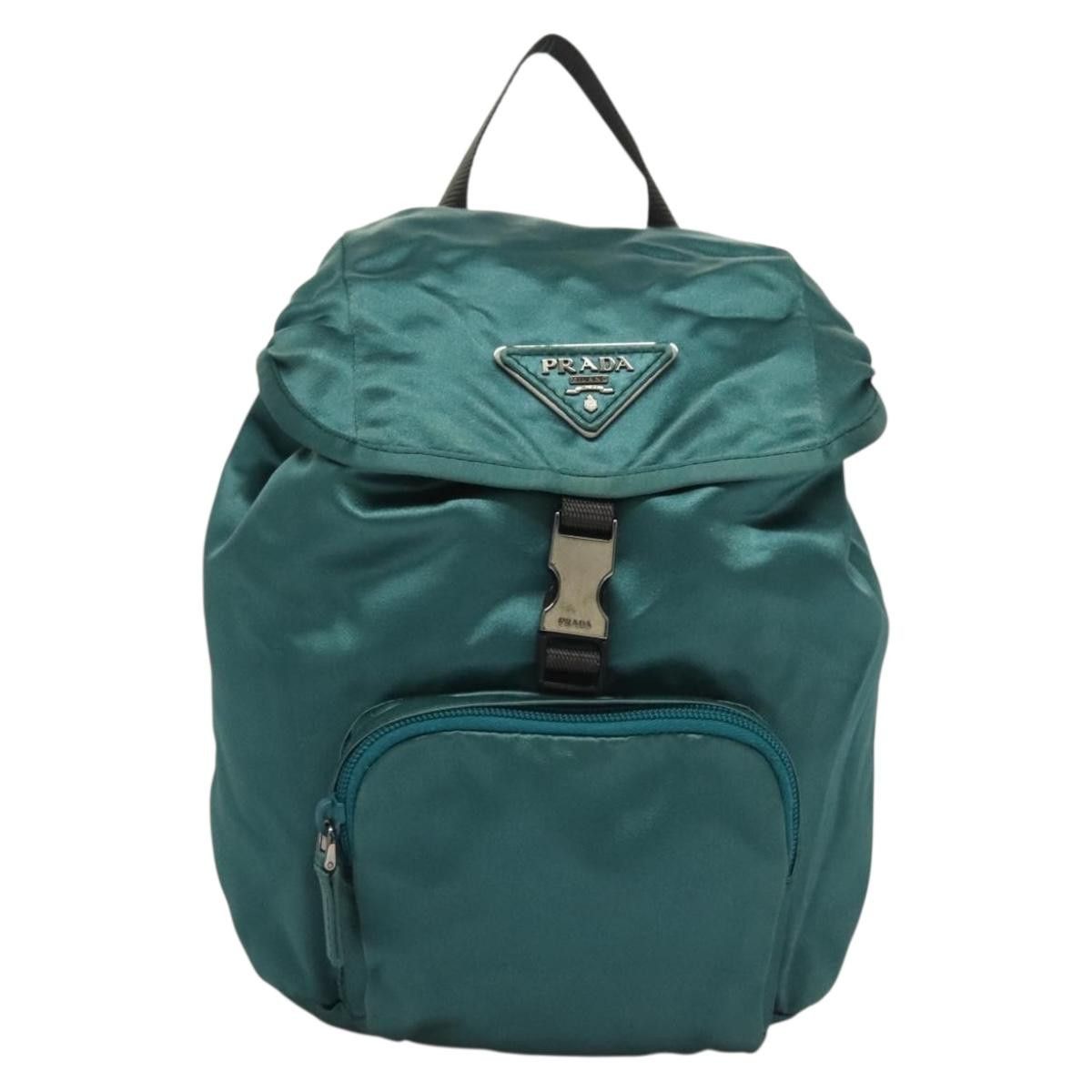 Prada PRADA Backpack Satin Blue Size ONE SIZE - 2 Thumbnail