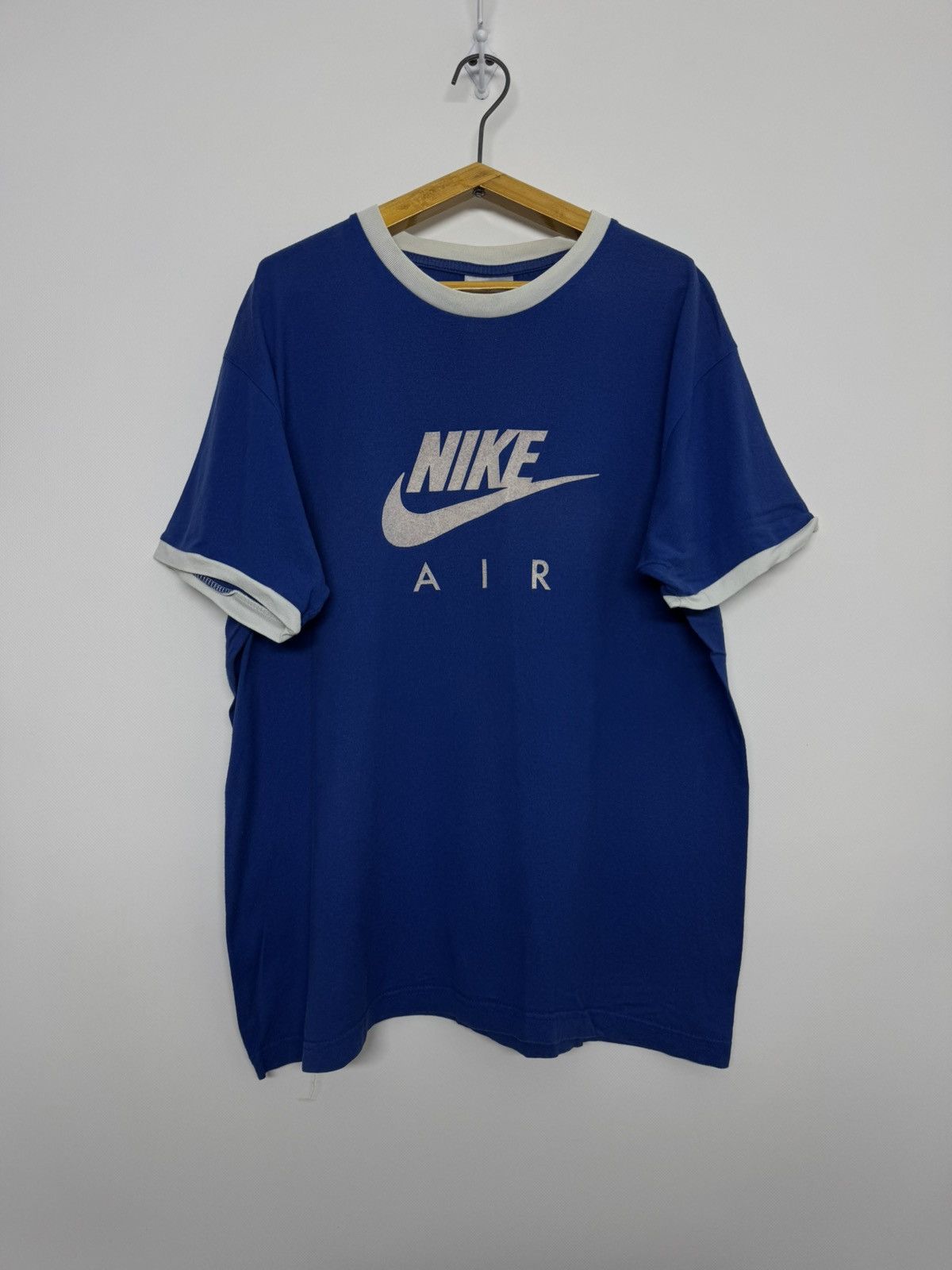 Nike Vintage Y2k Nike Air Big Logo Swoosh T-Shirt Size US XL / EU 56 / 4 - 1 Thumbnail